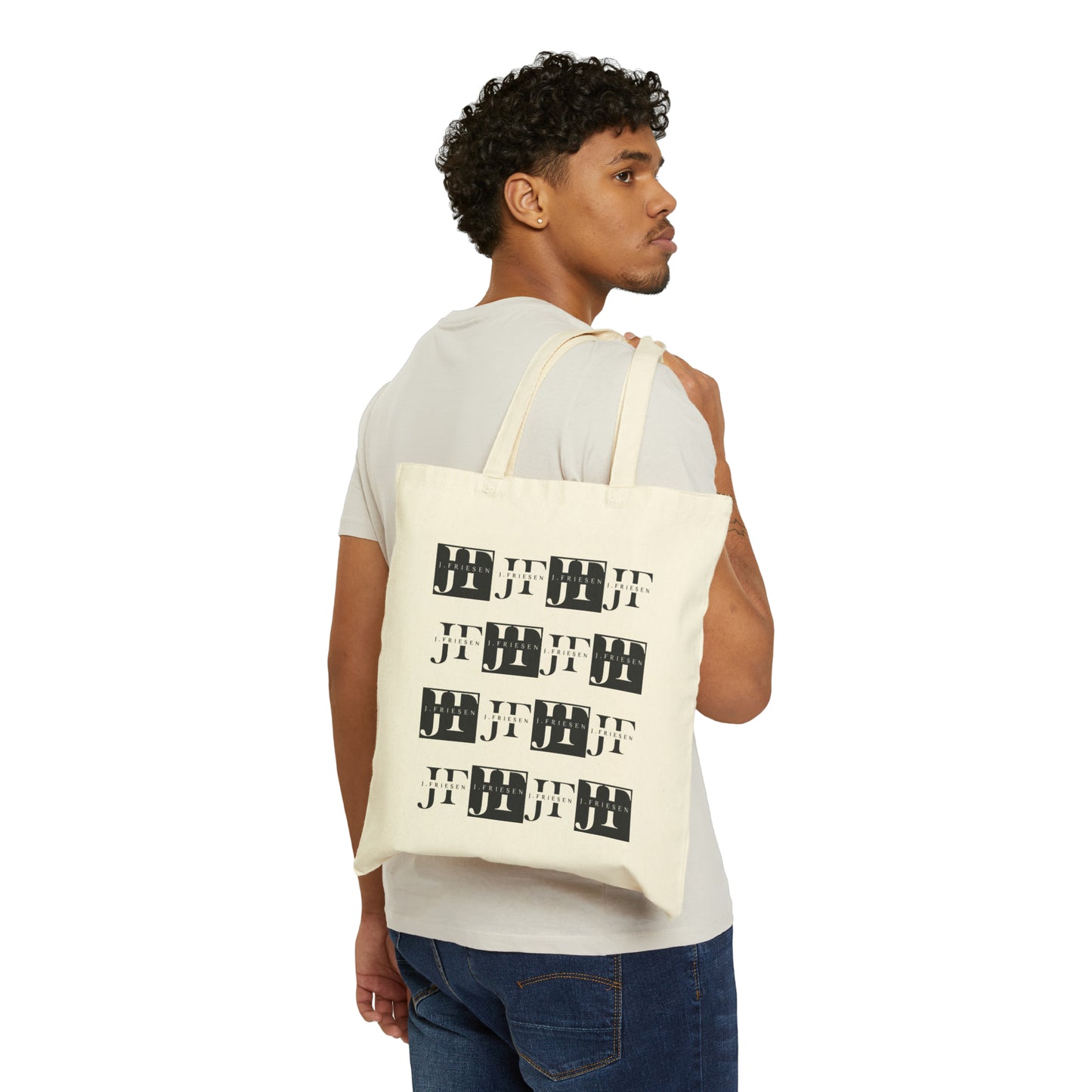 Cotton Canvas Tote Bag (JF)