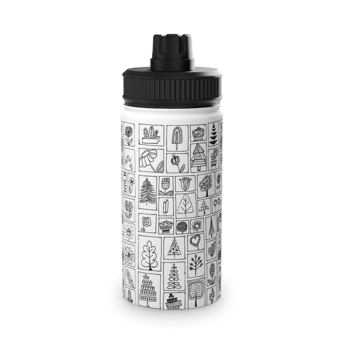 Stainless Steel Water Bottle, Sports Lid