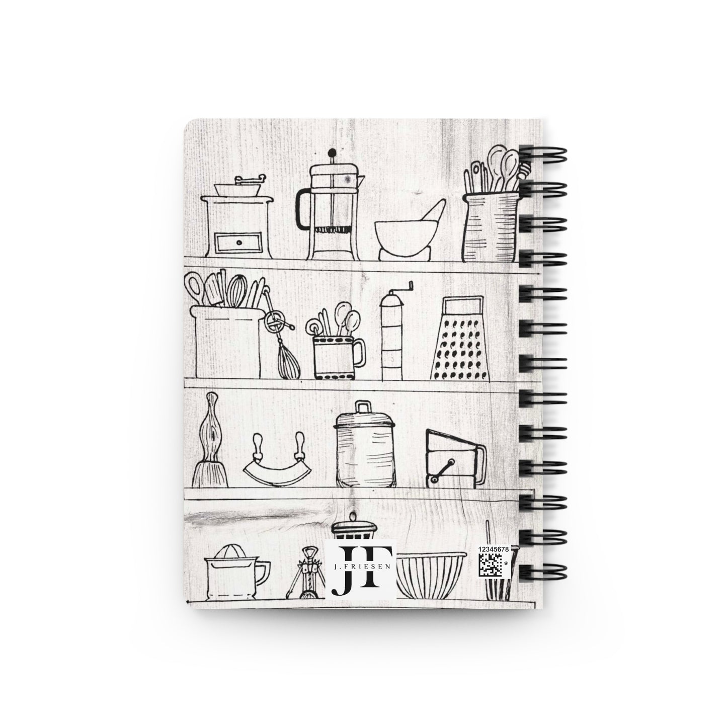 Spiral Bound Journal (Kitchen Shelves)