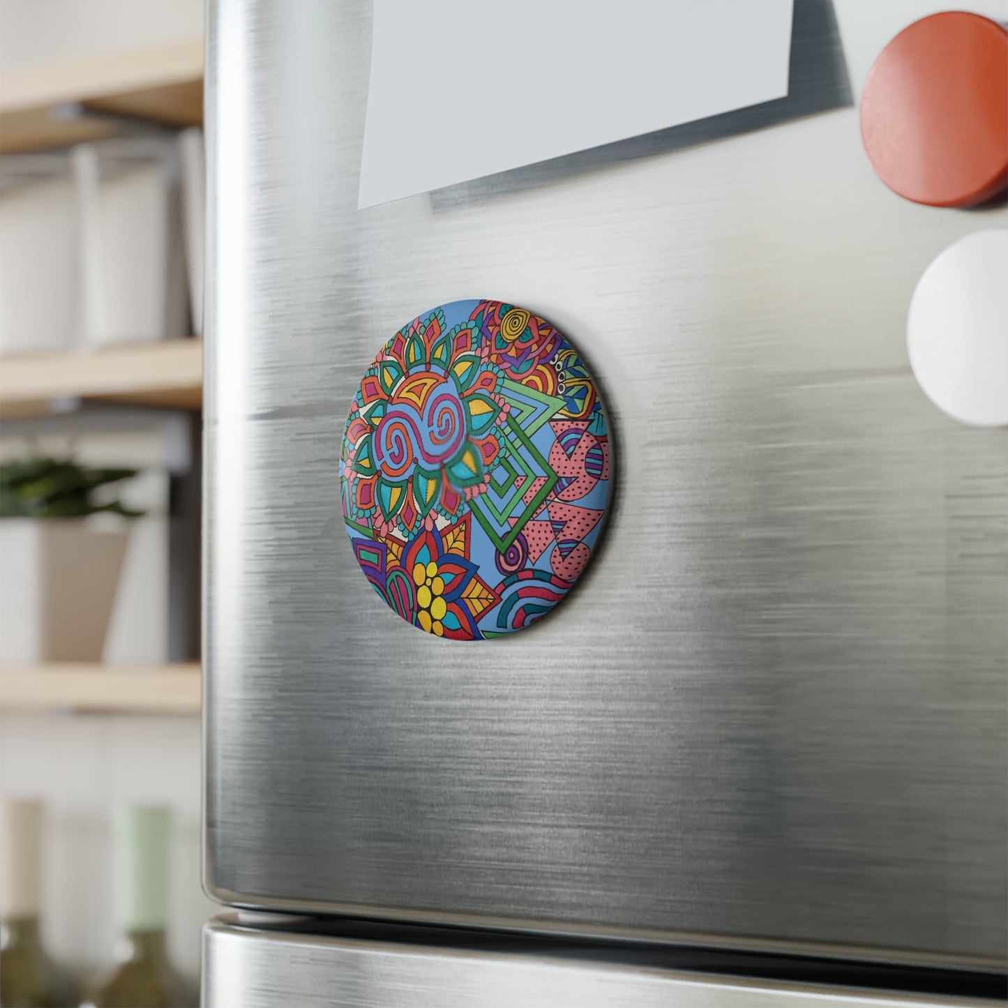 Button Magnet (Abstract)