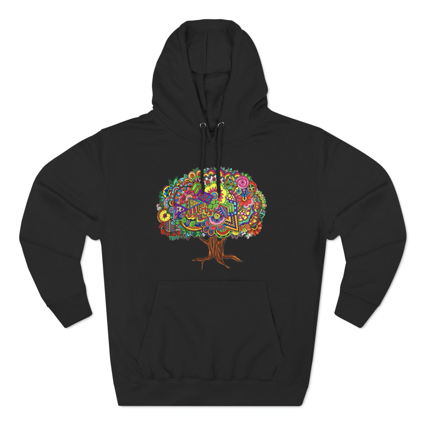 Three-Panel Fleece Hoodie (Tree of Eden)