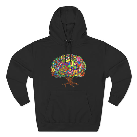 Three-Panel Fleece Hoodie (Tree of Eden)