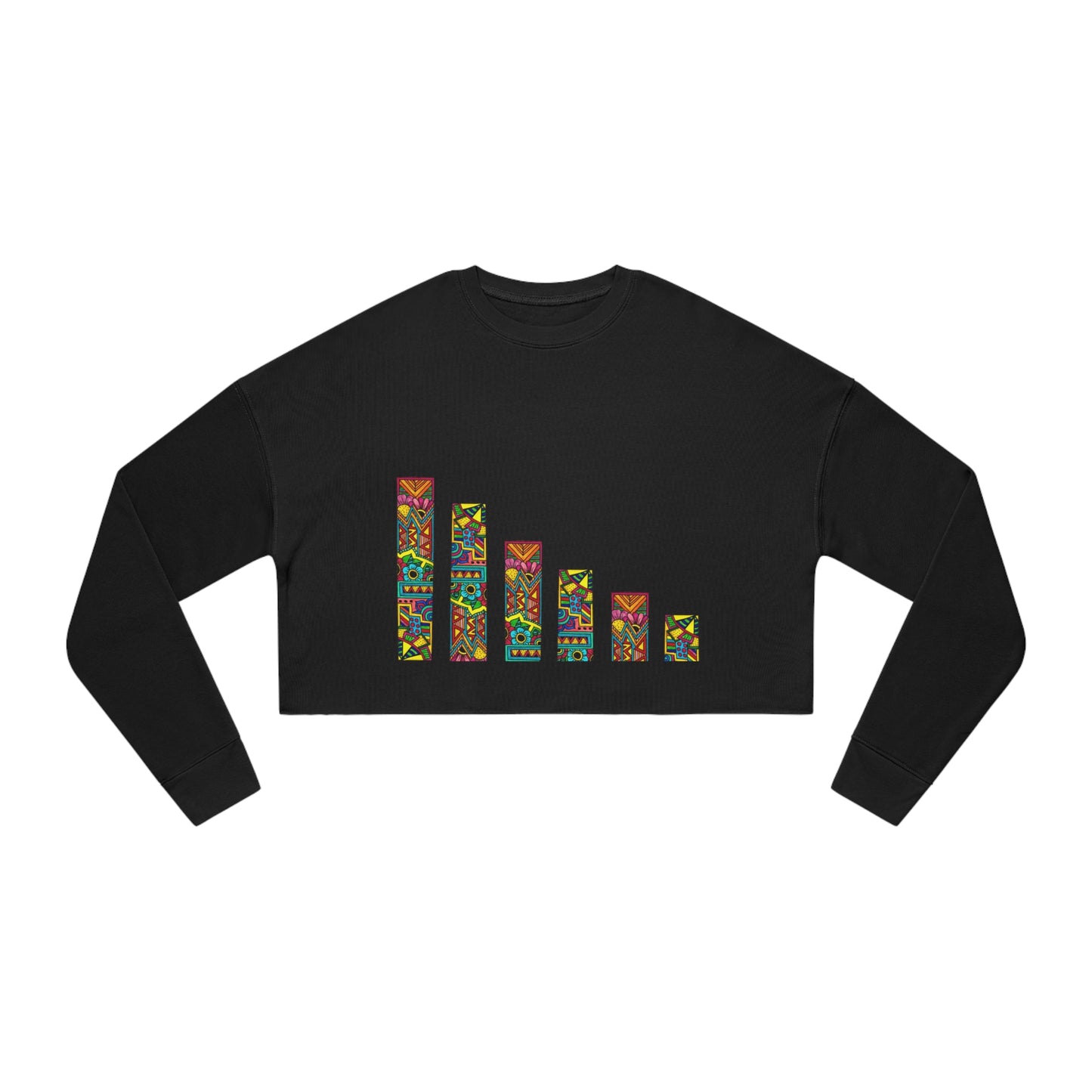 Women's Cropped Sweatshirt (Battery)