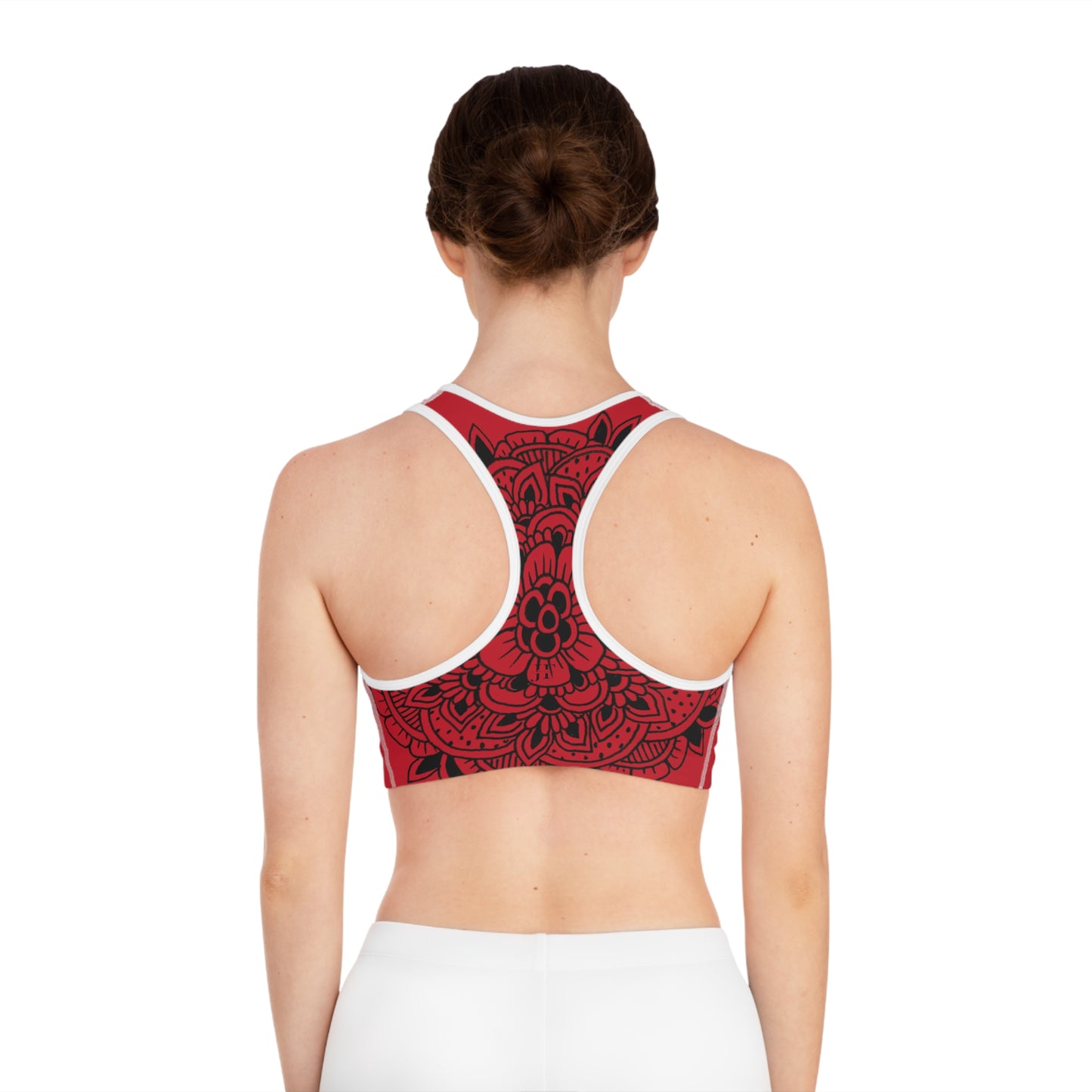 Sports Bra (Red Mandala)