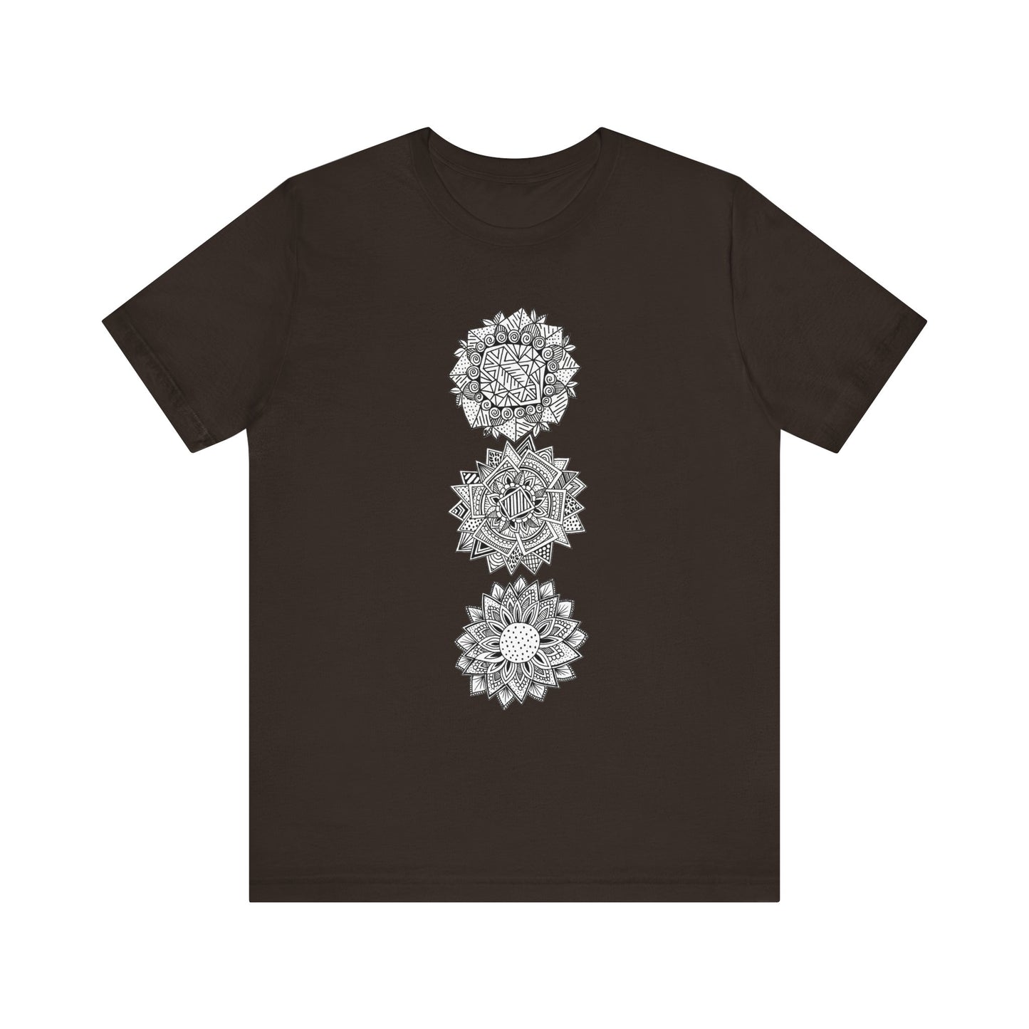 Jersey Short Sleeve Tee (3 Flowers)