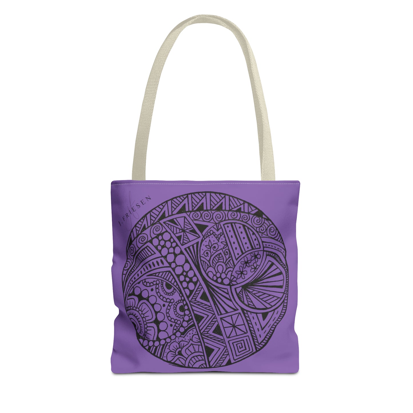 Tote Bag (Purple Circle)