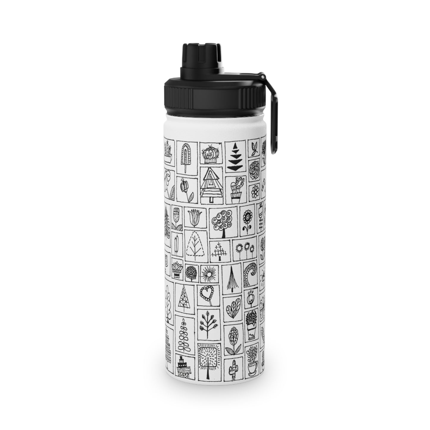 Stainless Steel Water Bottle, Sports Lid