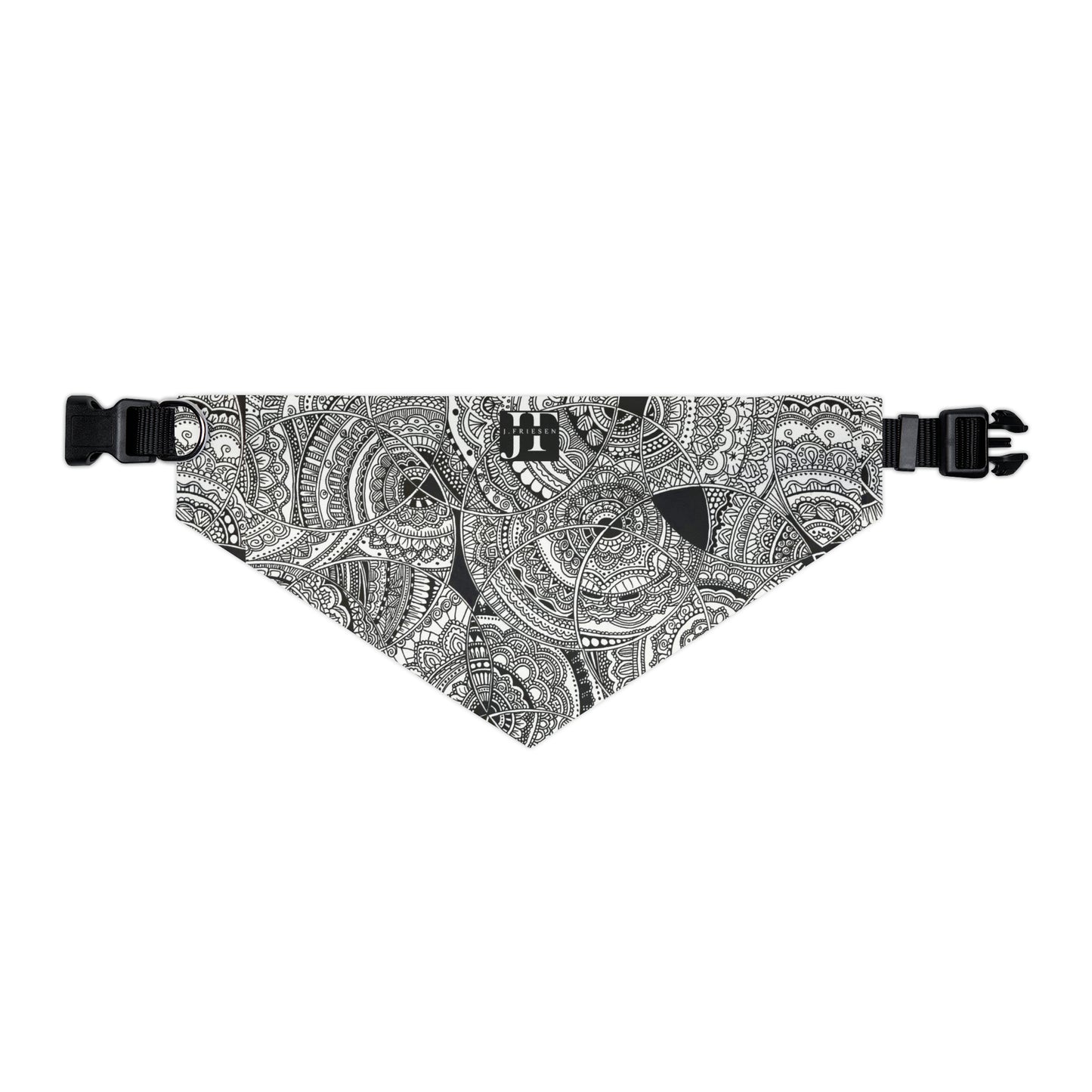 Pet Bandana Collar (Mandala Swirl)