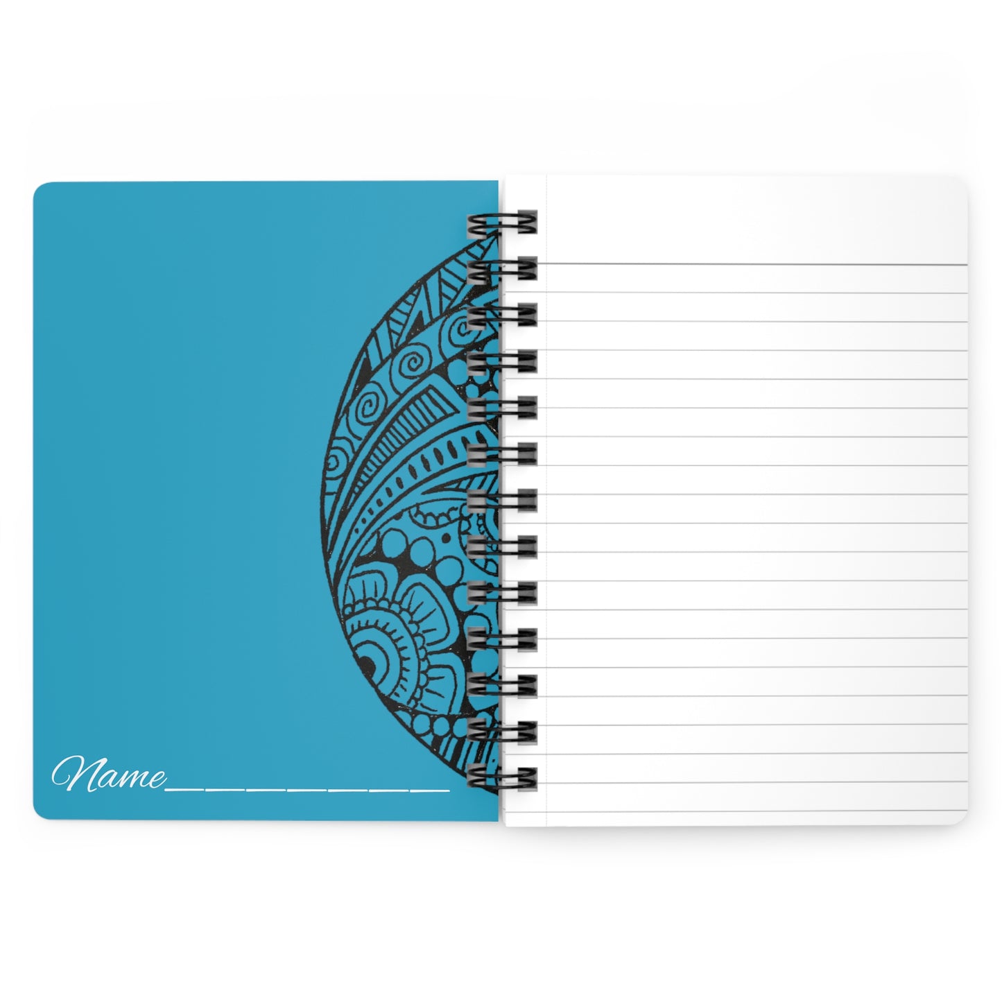 Spiral Bound Journal (Turquoise Succulents)