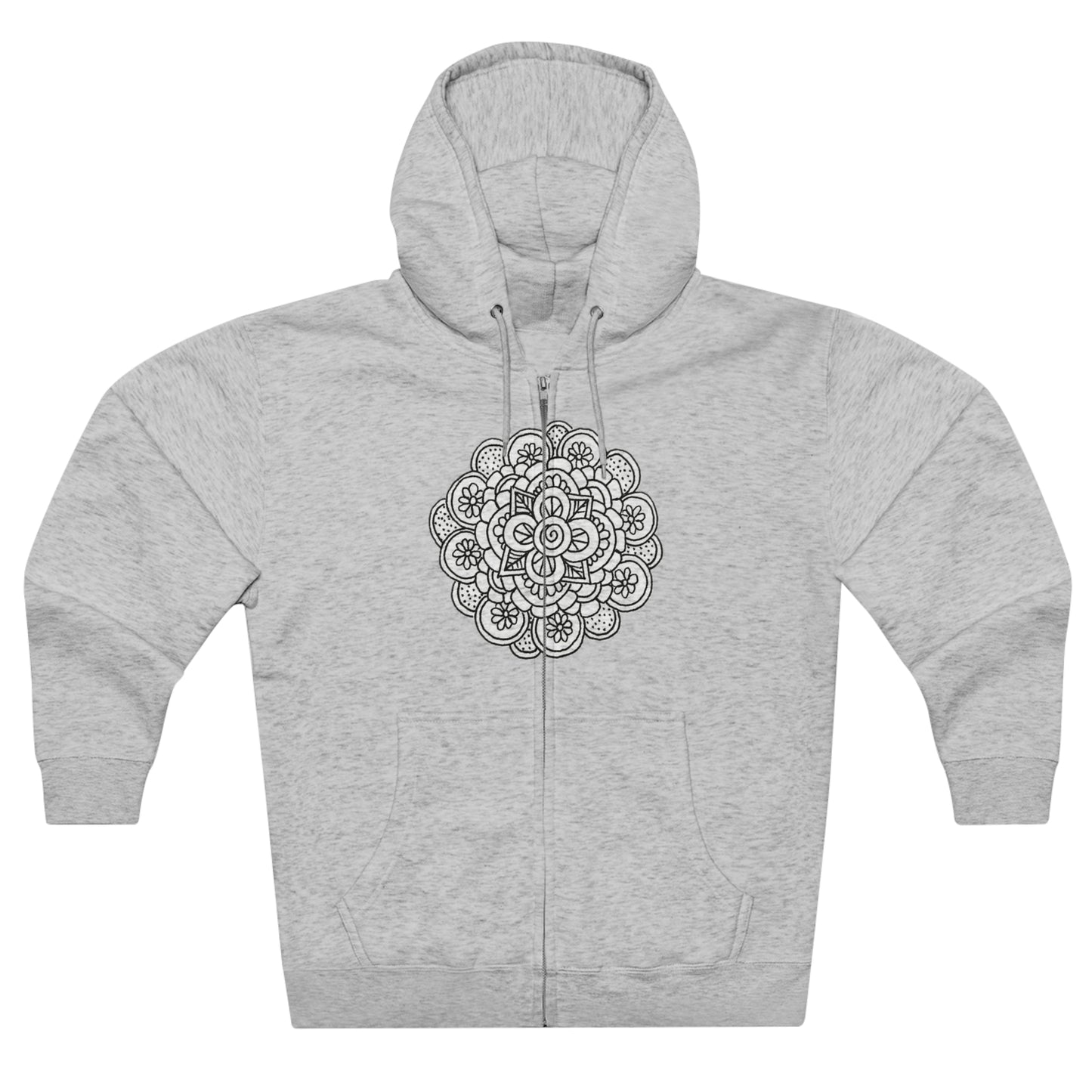 Mandala Zip Hoodie