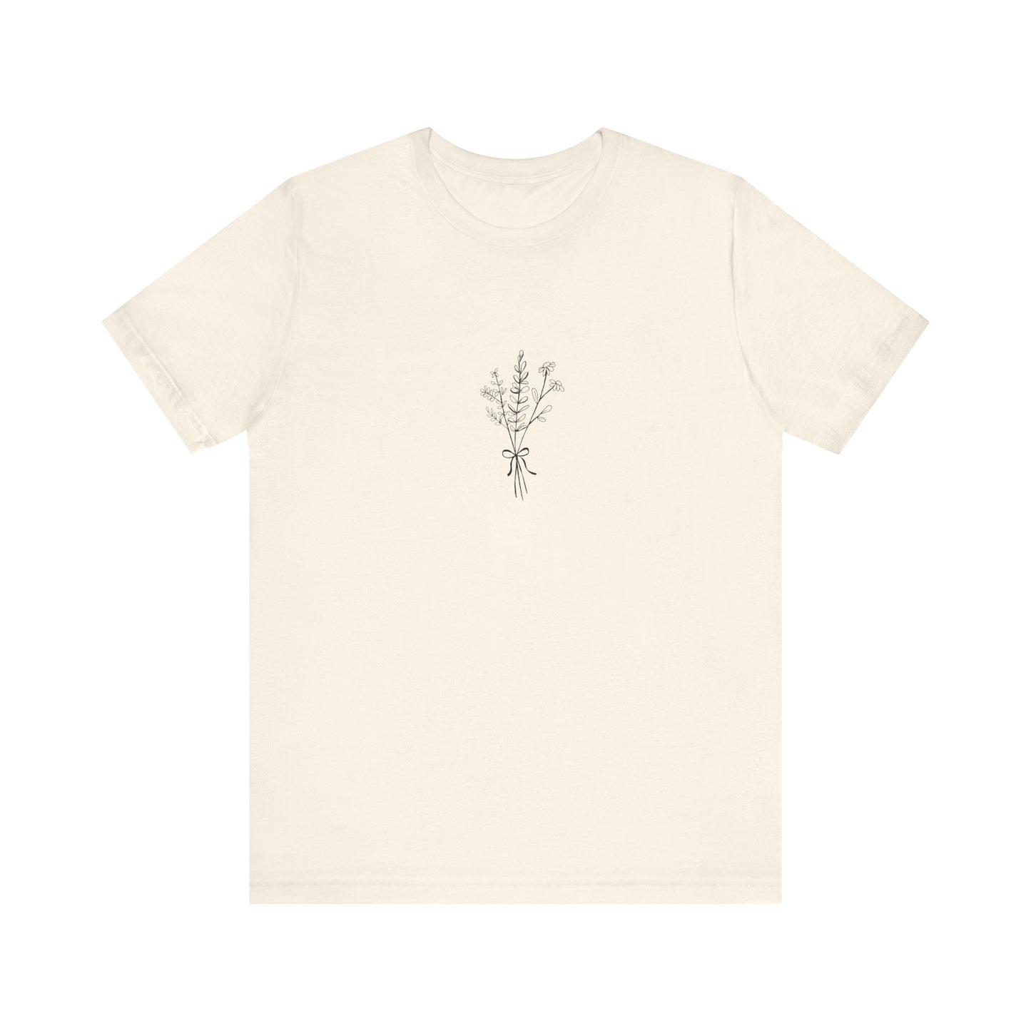 Jersey Short Sleeve Tee (Delicate Flower)