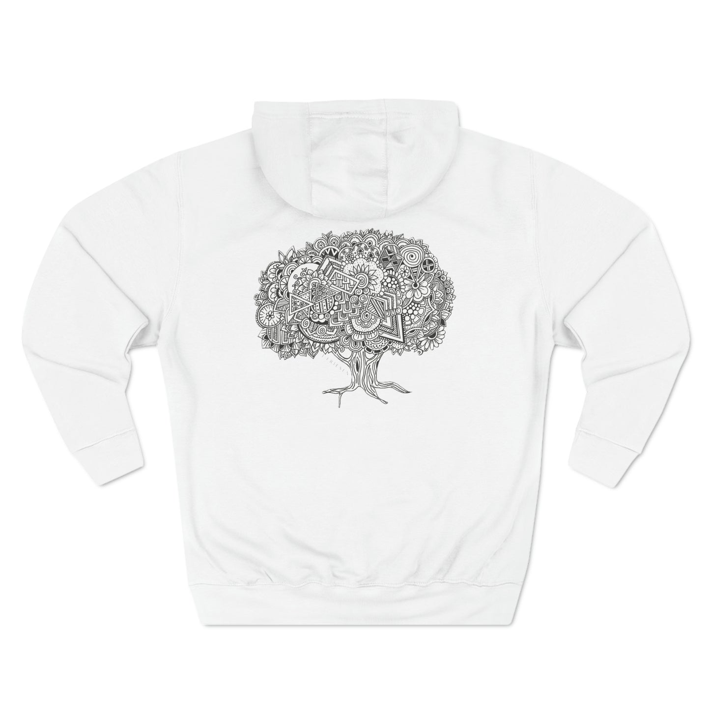 Three-Panel Fleece Hoodie (Tree of Eden)