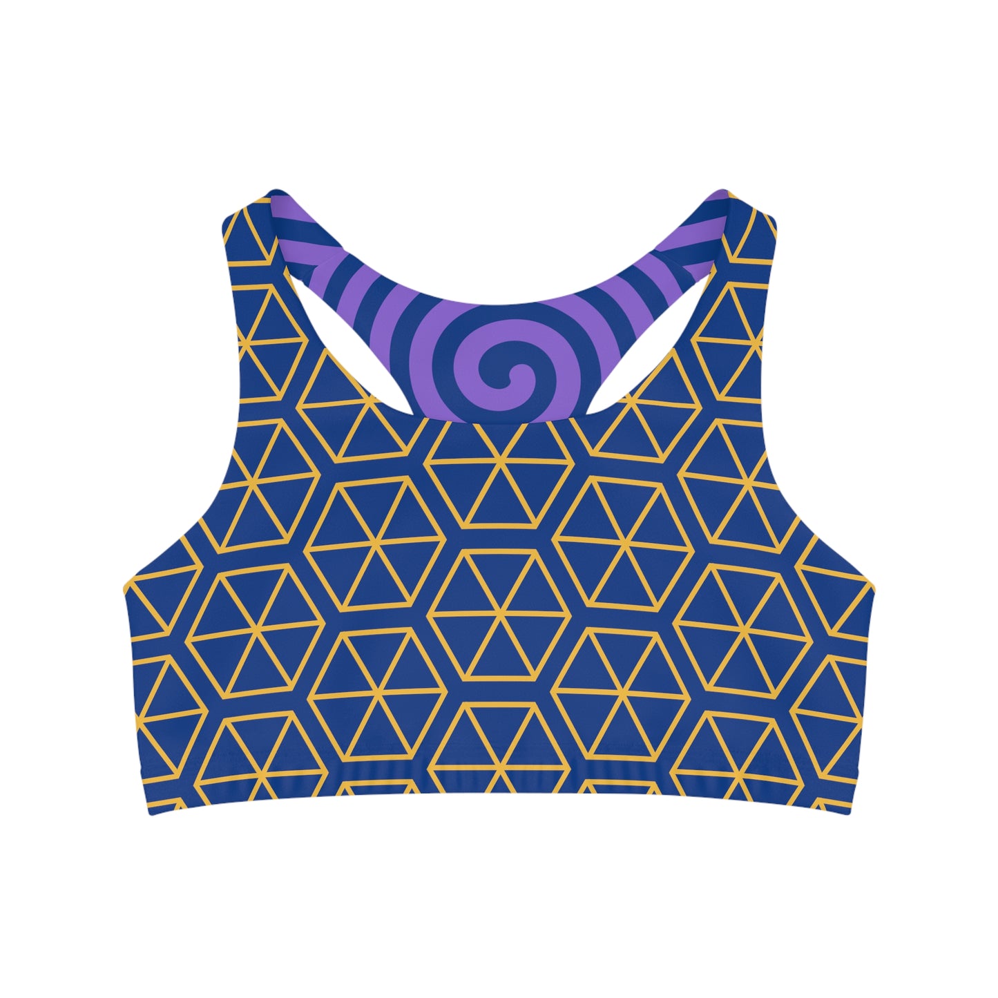 Sports Bra (Octagon Chic- Navy)