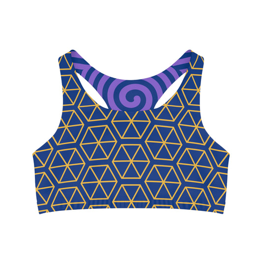 Sports Bra (Octagon Chic- Navy)