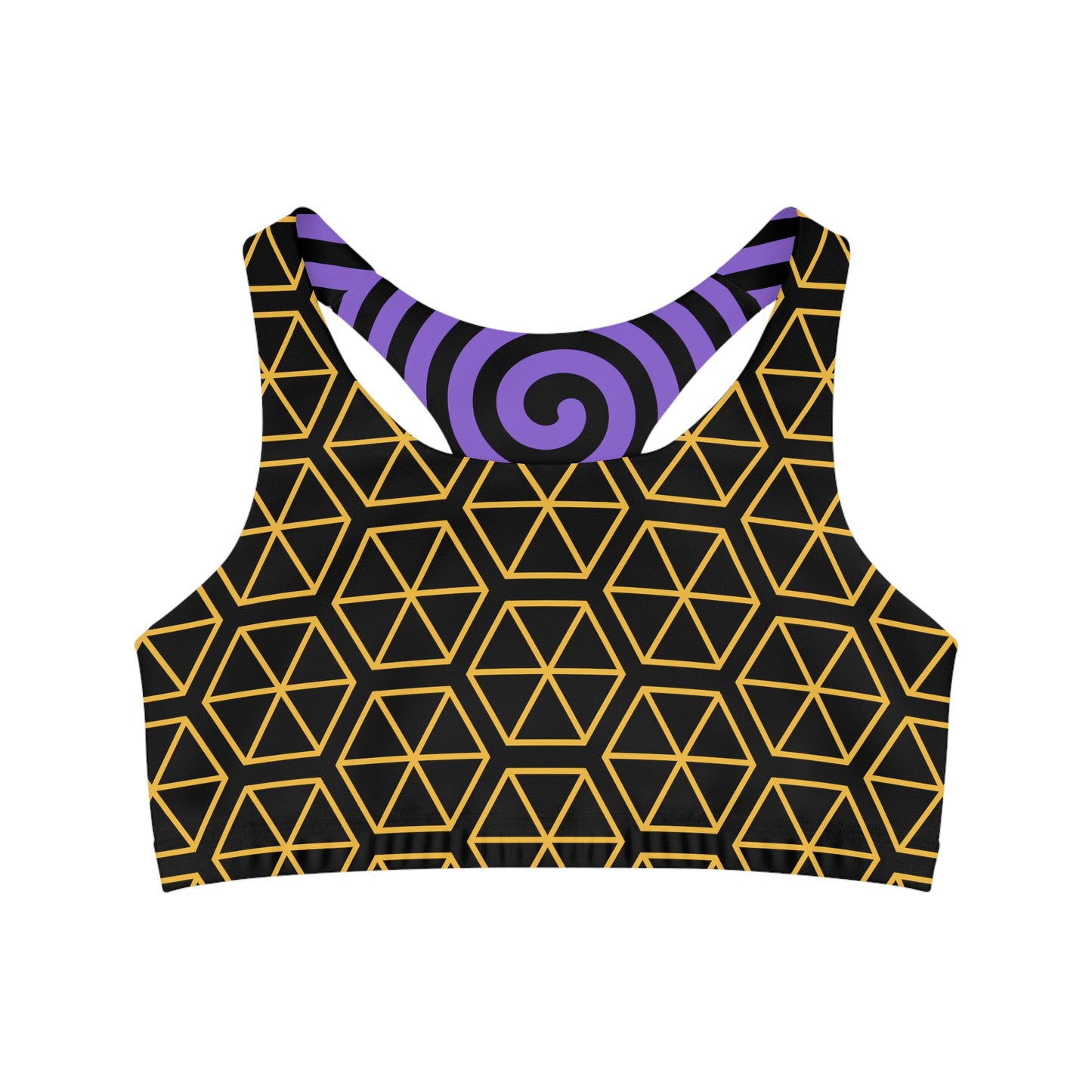 Sports Bra (Octagon Chic- Black)