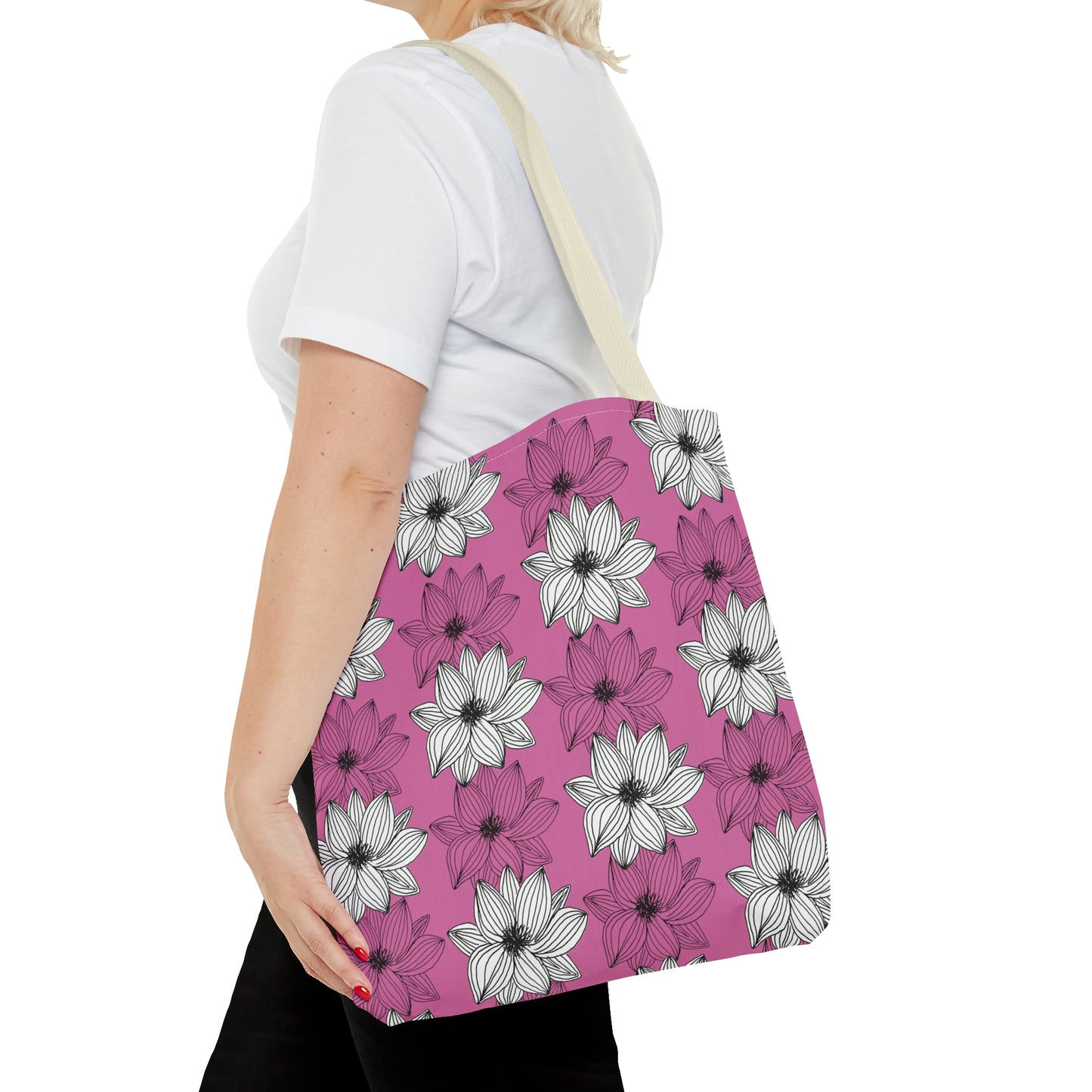 Tote Bag (Pink Flower)