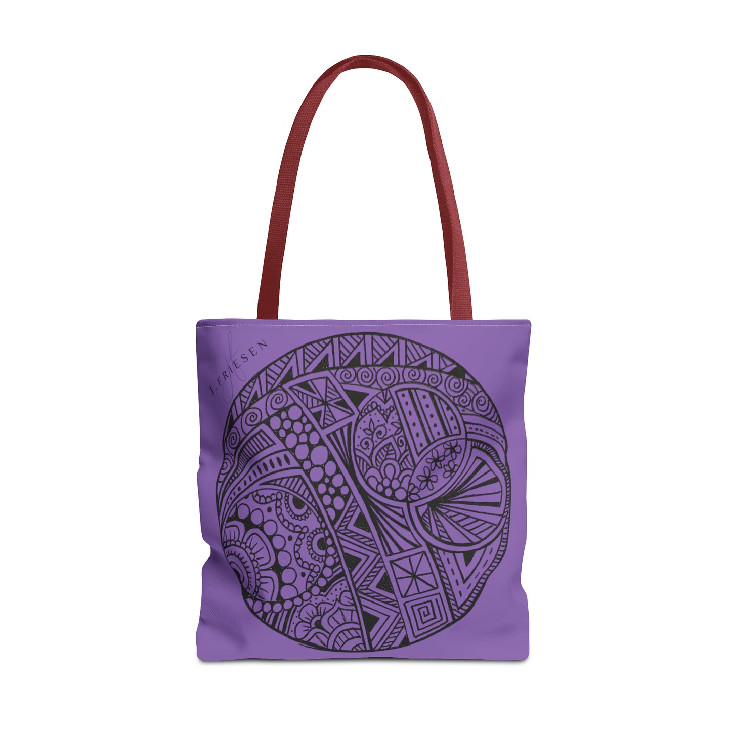 Tote Bag (Purple Circle)