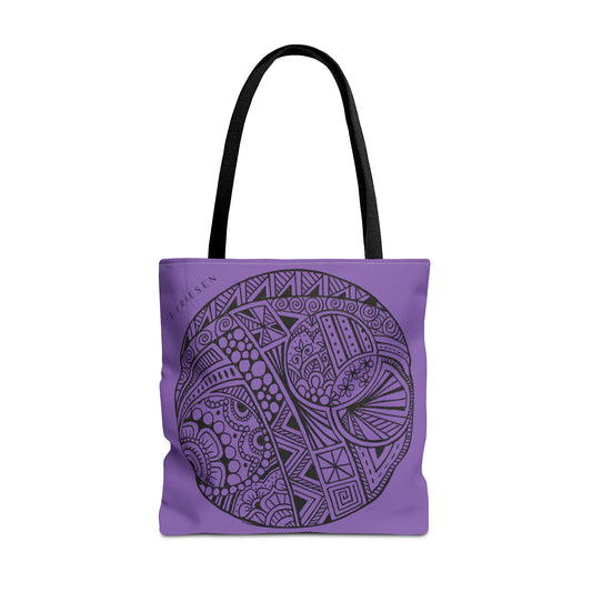 Tote Bag (Purple Circle)