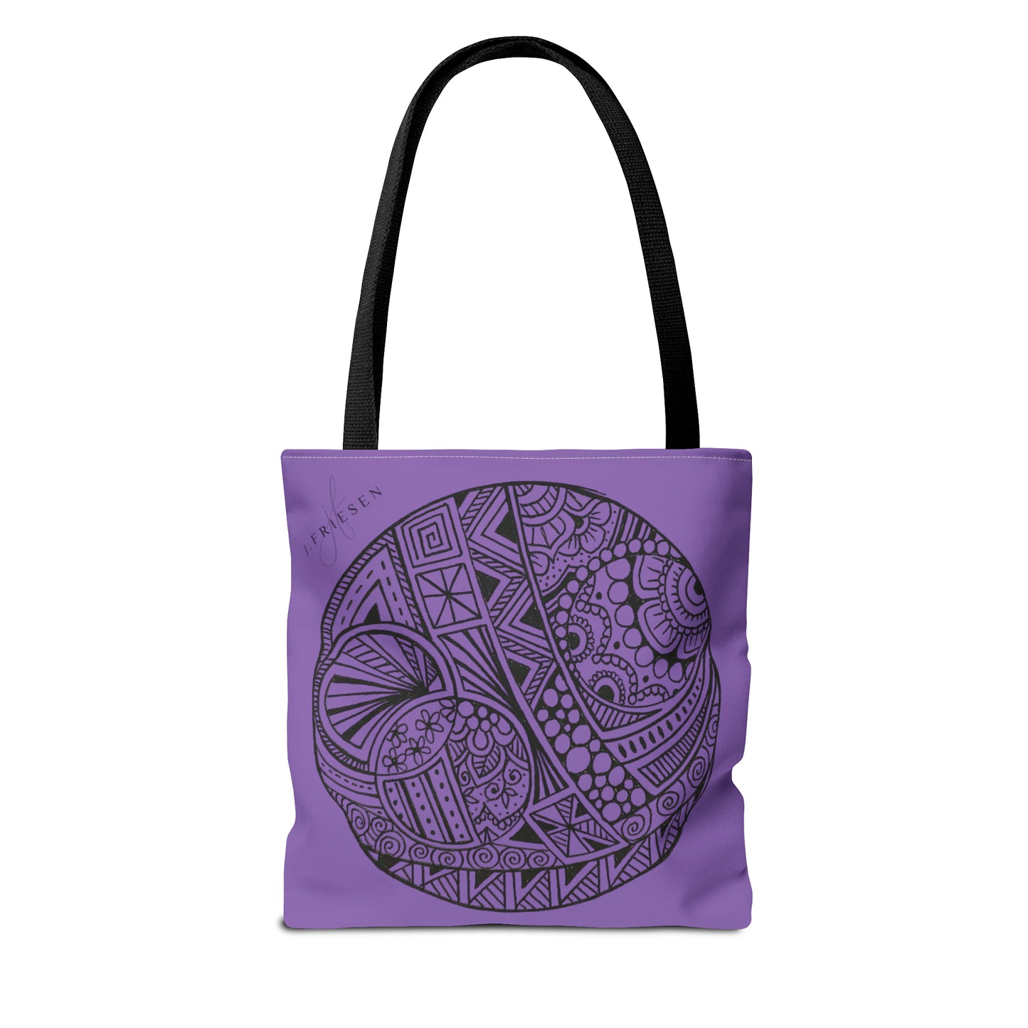 Tote Bag (Purple Circle)