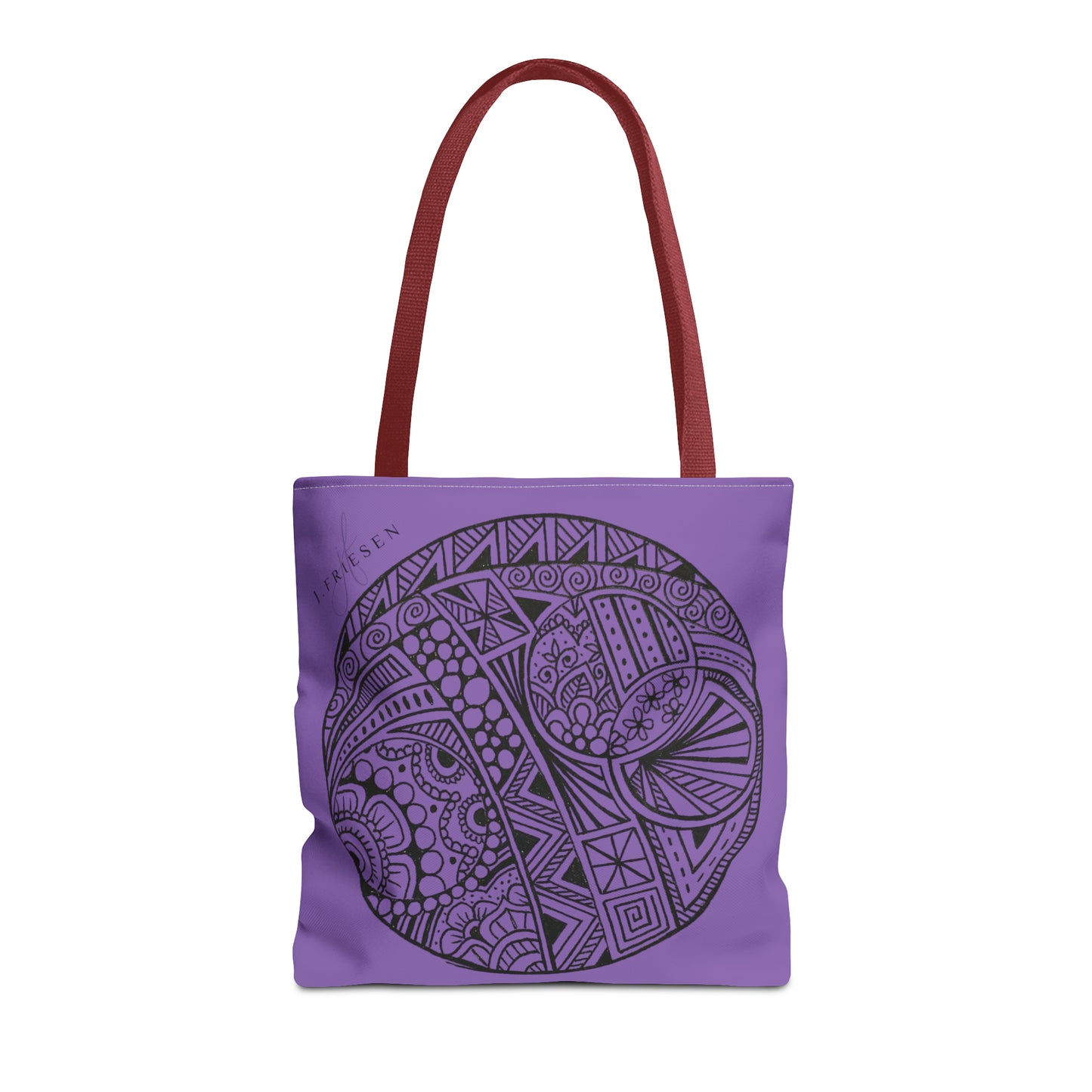 Tote Bag (Purple Circle)