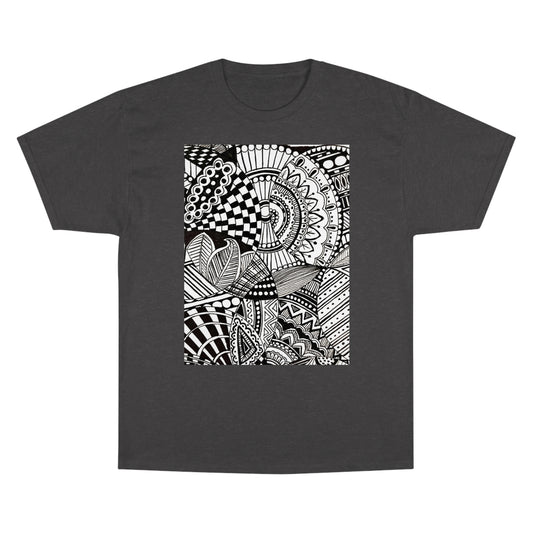 T-Shirt (B&W Swirl)