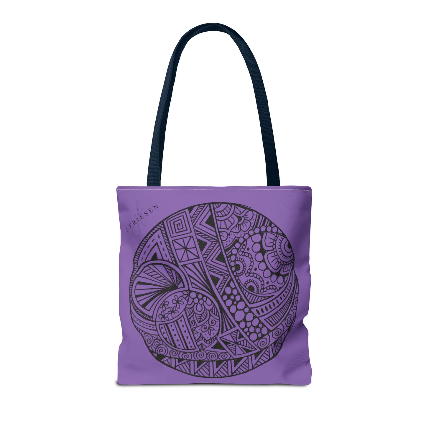 Tote Bag (Purple Circle)