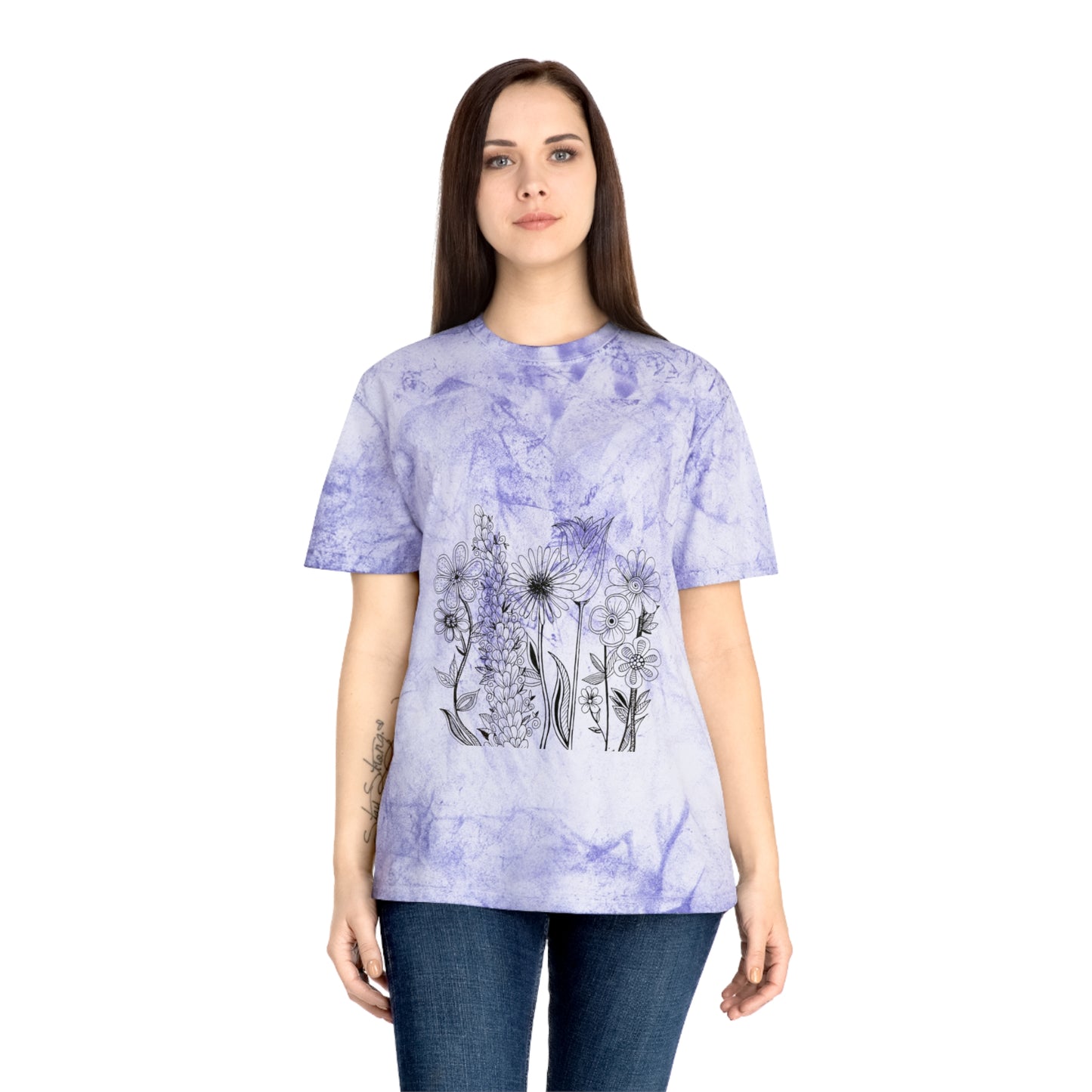 Color Blast T-Shirt (Flowers)