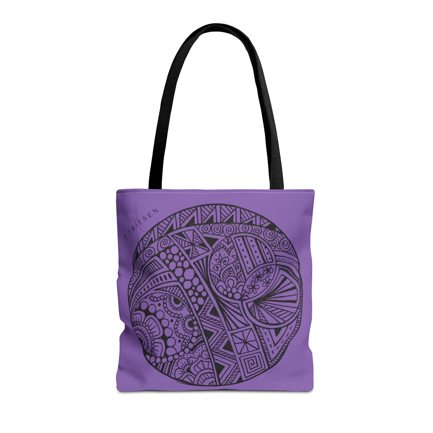 Tote Bag (Purple Circle)