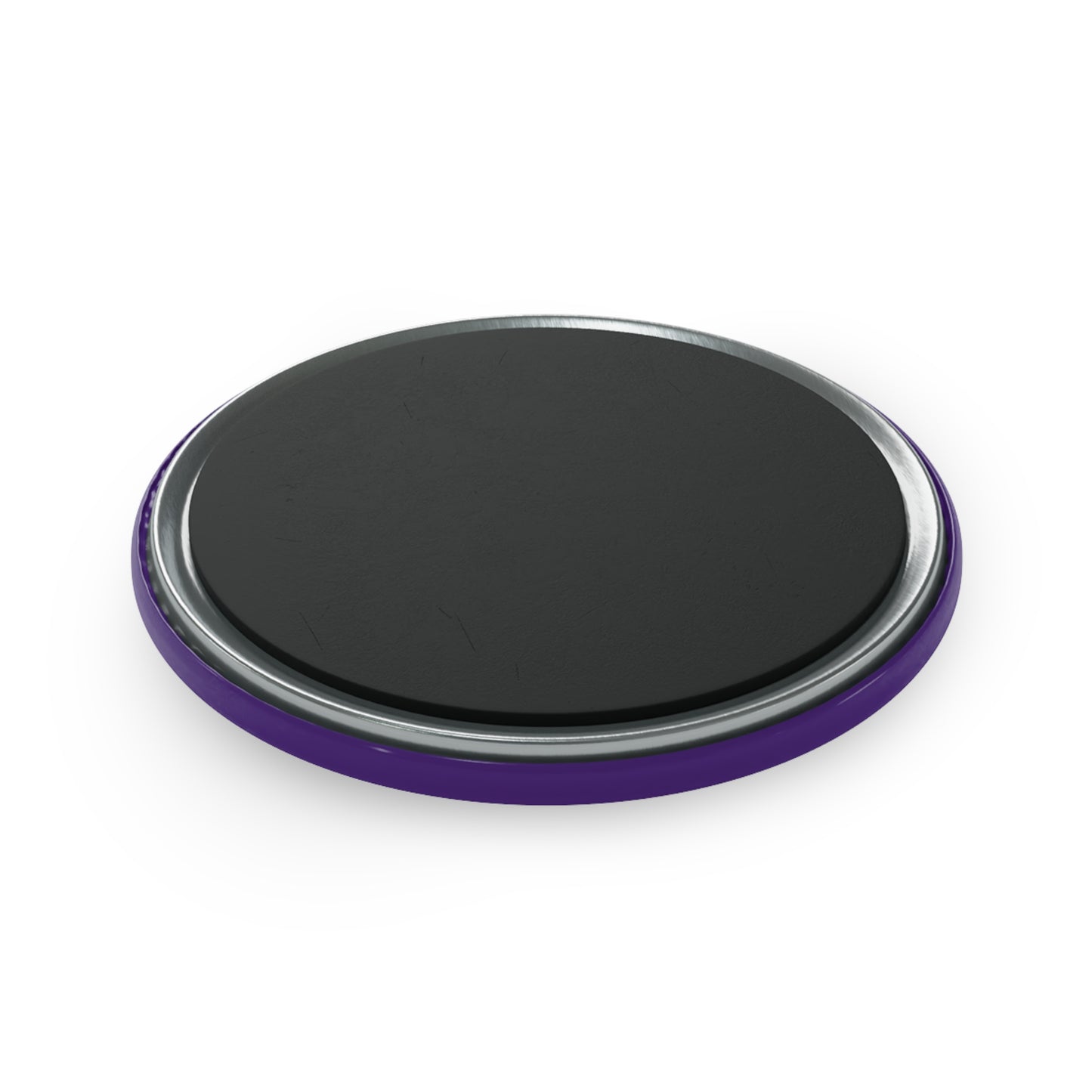 Button Magnet (Purple Feather)