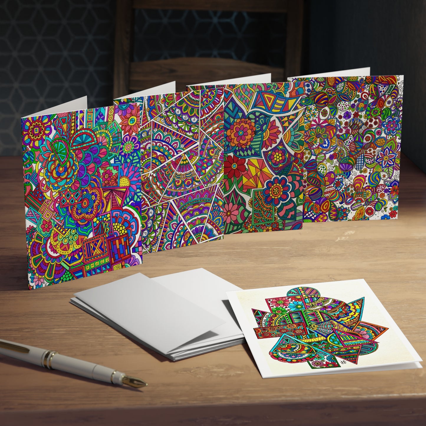 Colour Me Cards (5-Pack) Coloured