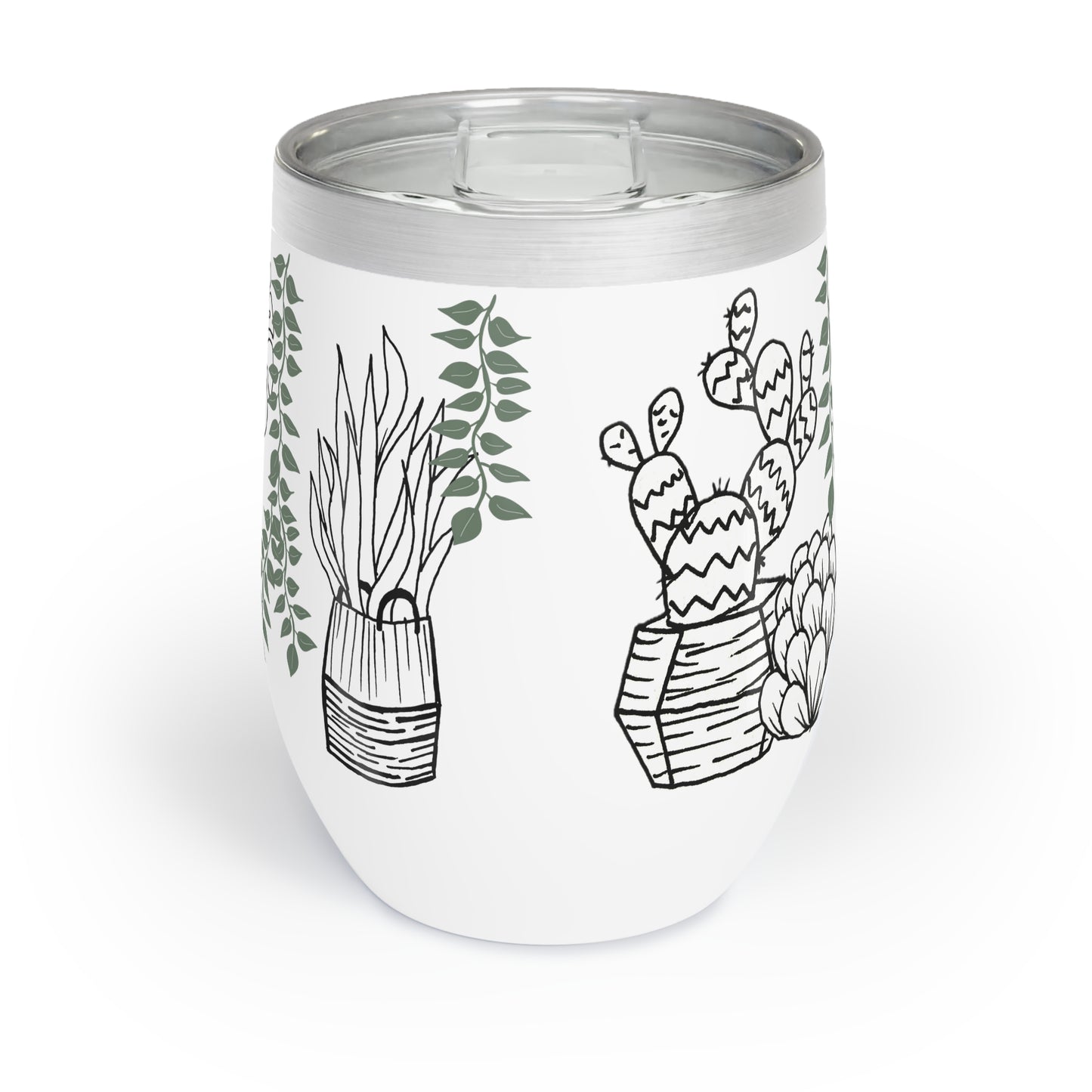 Chill Wine Tumbler (Succulents)