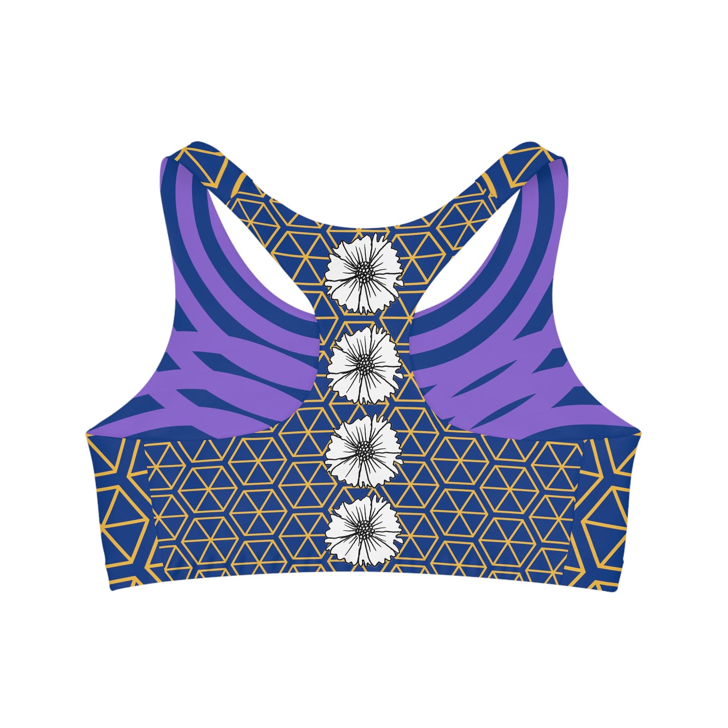 Sports Bra (Octagon Chic- Navy)