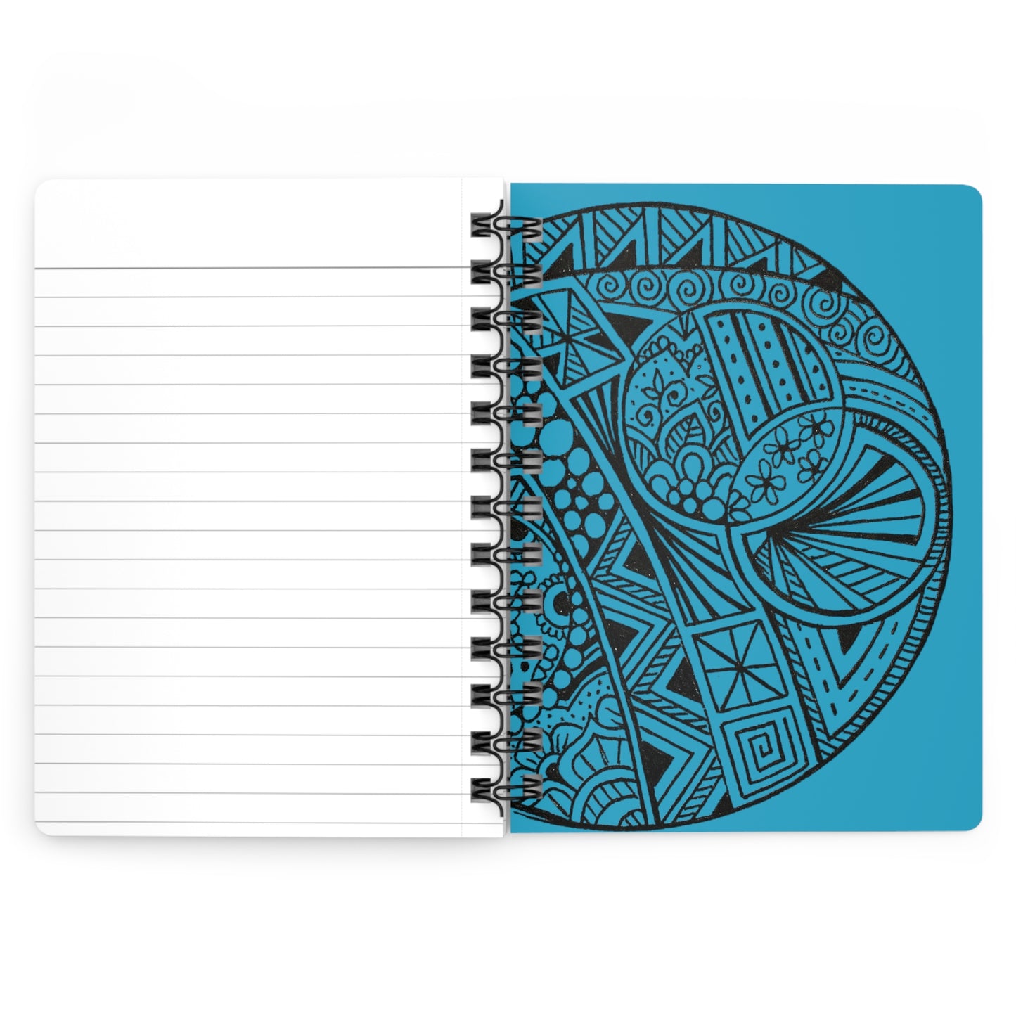 Spiral Bound Journal (Turquoise Succulents)