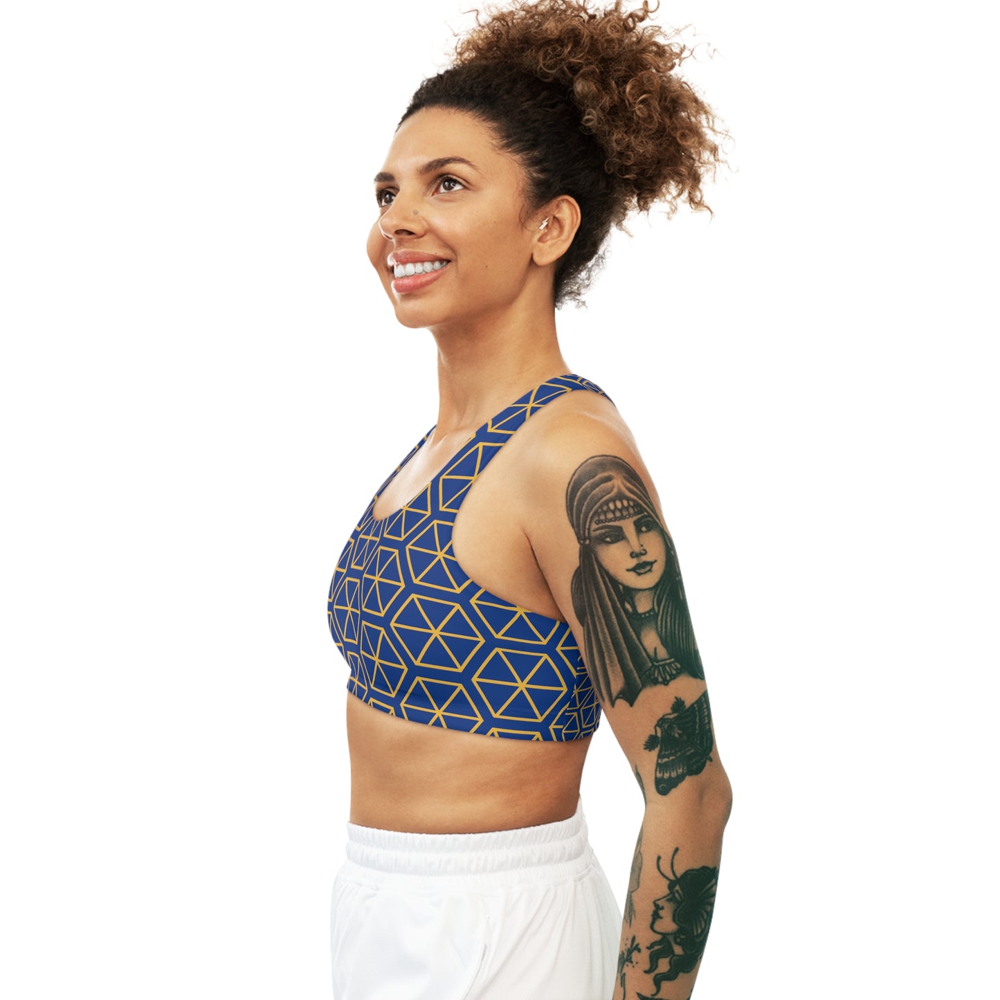 Sports Bra (Octagon Chic- Navy)