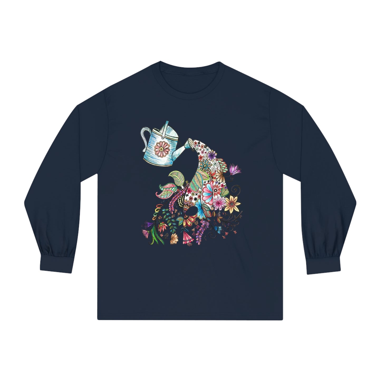 Unisex Classic Long Sleeve T-Shirt (Watering Can)