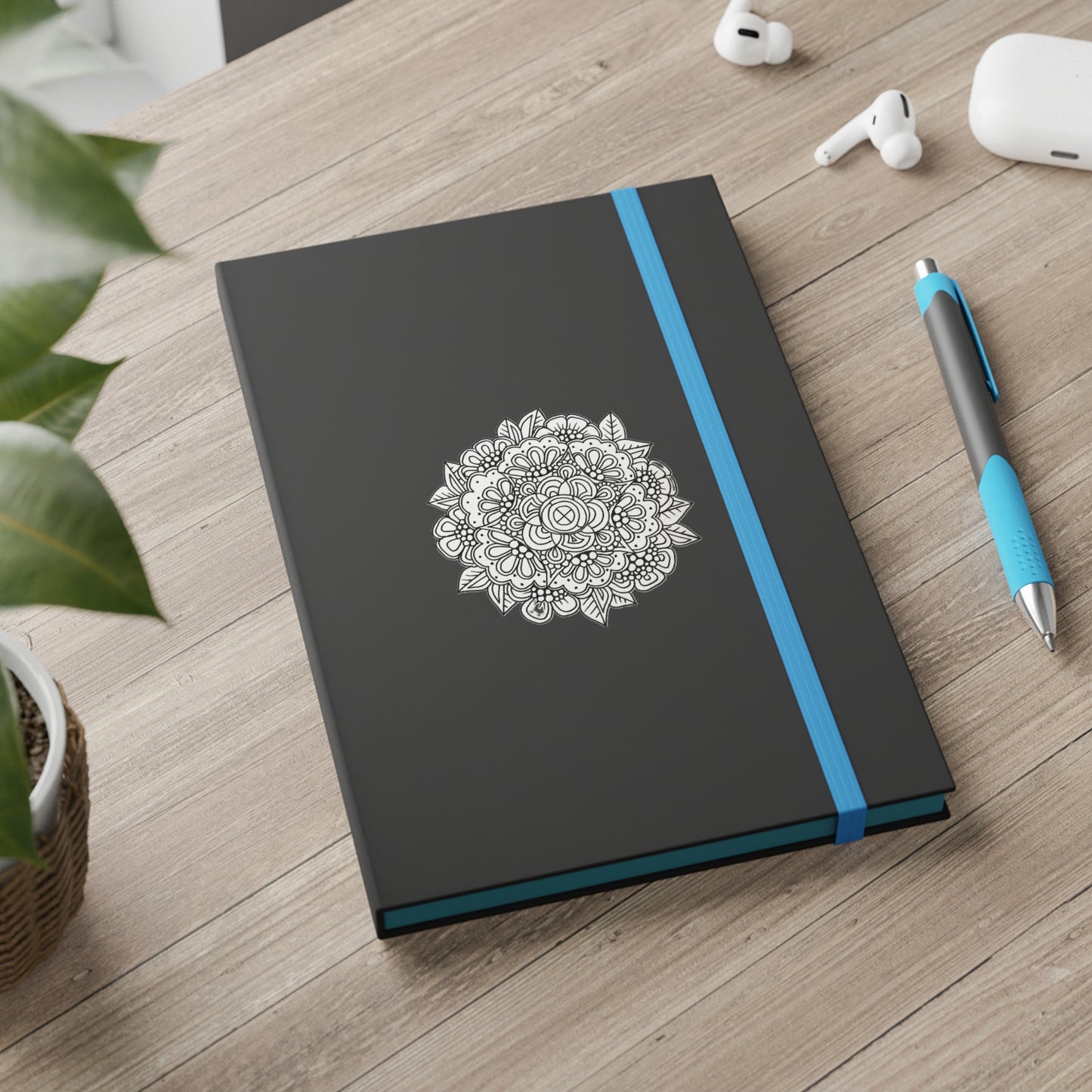 Color Contrast Notebook (Mandala)