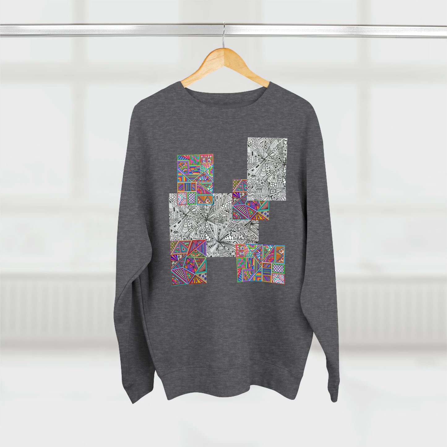 Unisex Crewneck Sweatshirt (B&W/Colour)