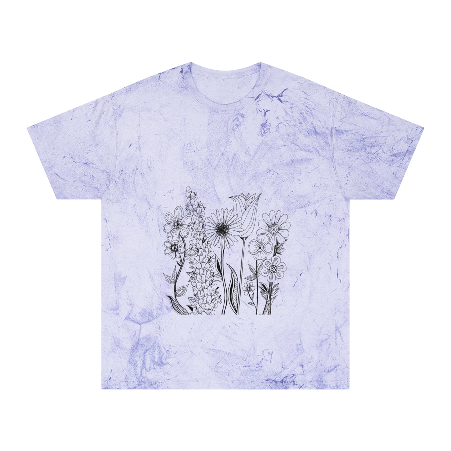 Color Blast T-Shirt (Flowers)