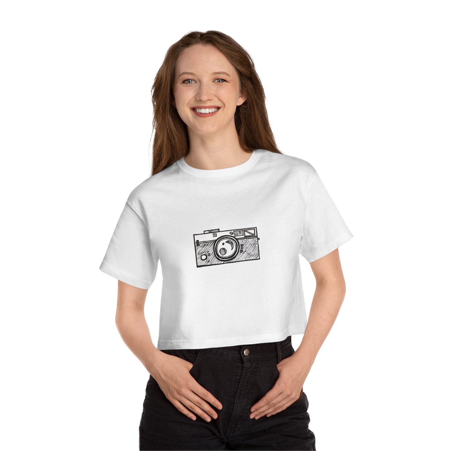 Women's Cropped Top (Camera)