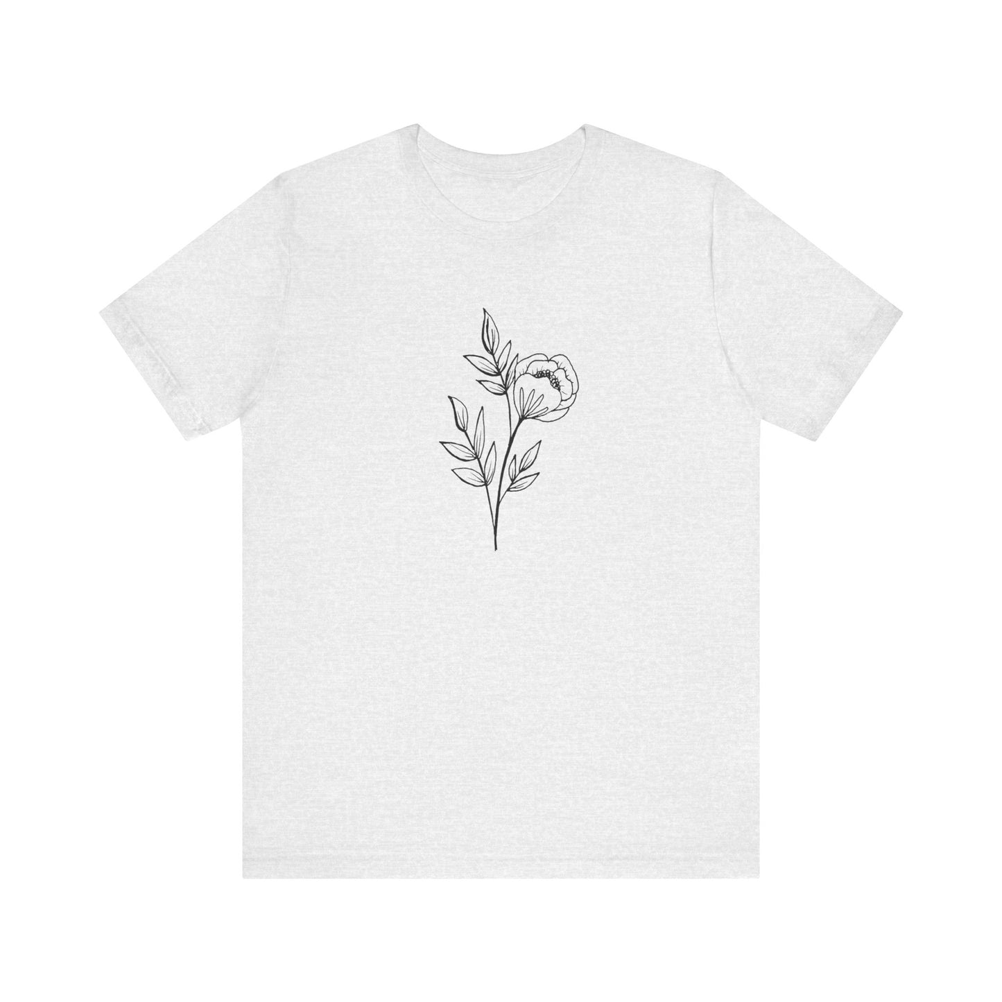 Jersey Short Sleeve Tee (Floral Elegance)