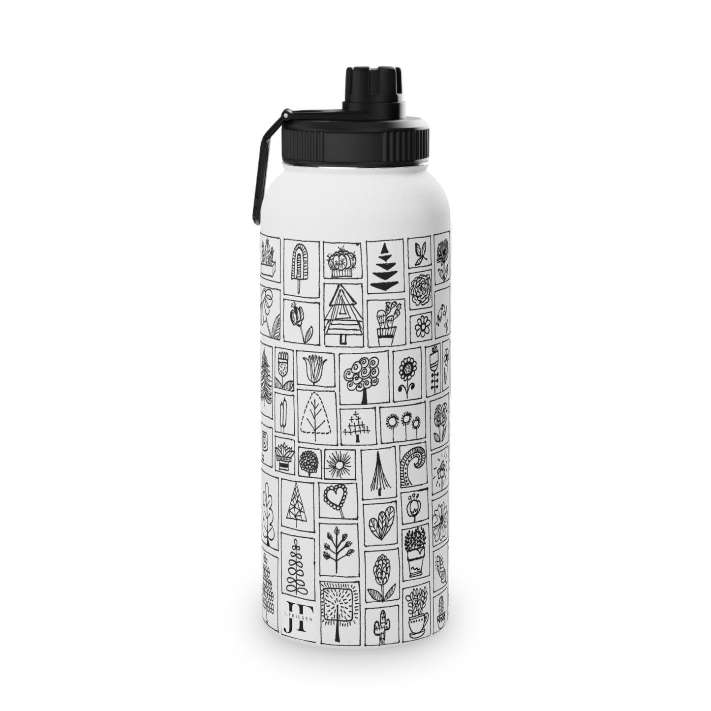 Stainless Steel Water Bottle, Sports Lid