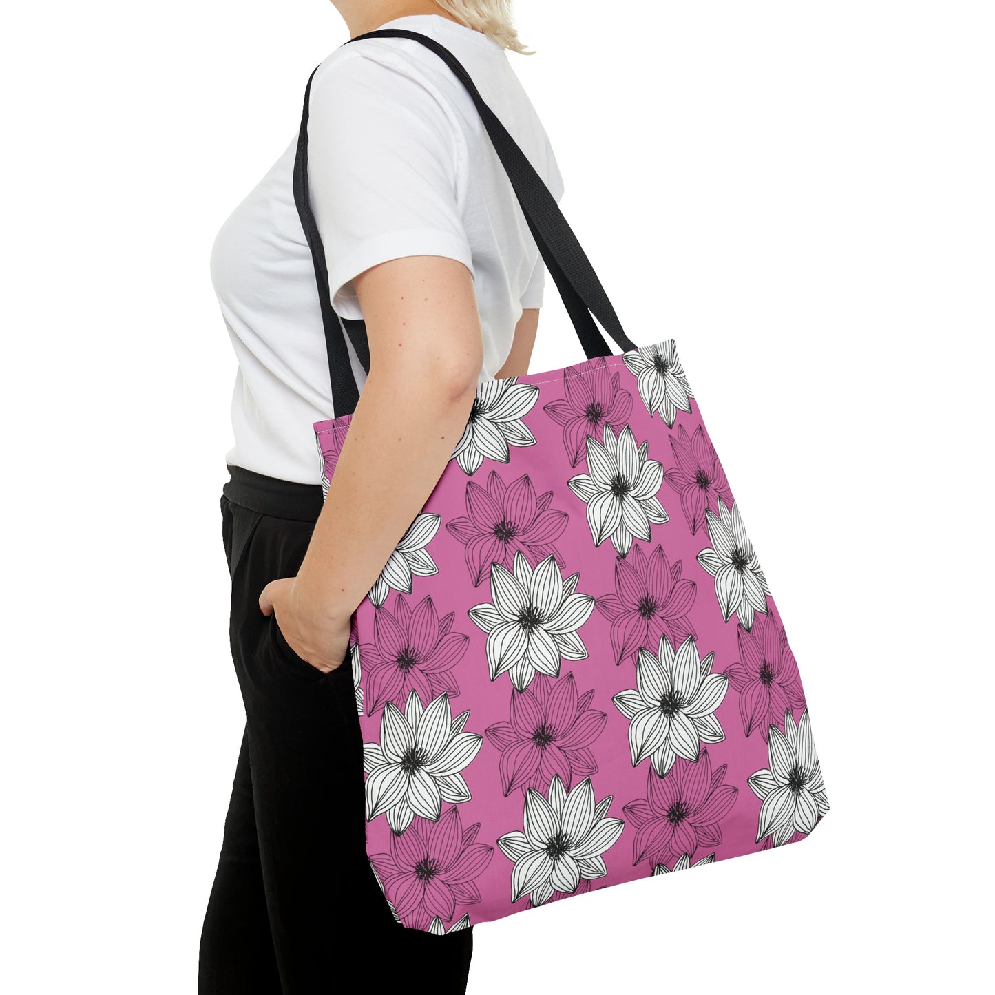 Tote Bag (Pink Flower)