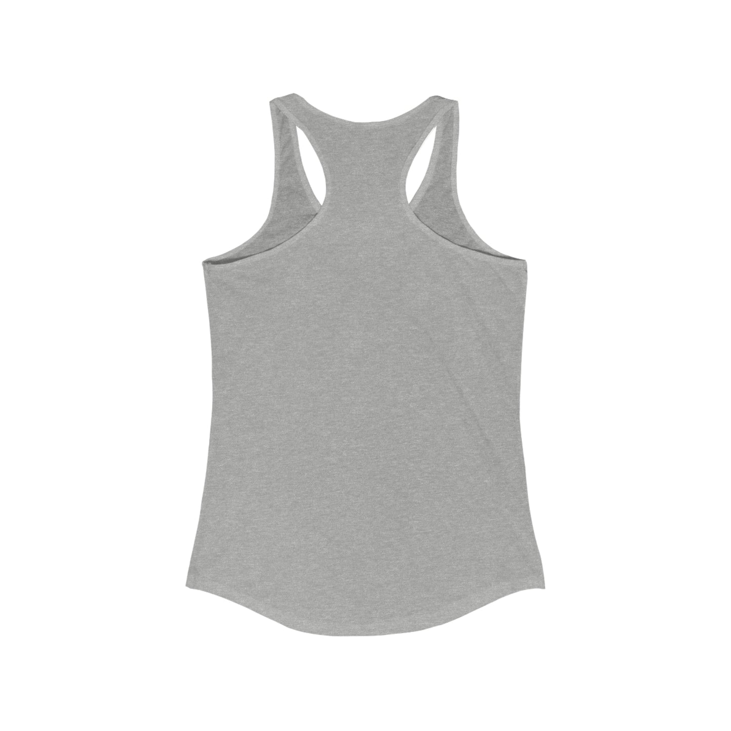 Women's Ideal Racerback Tank (Grey Feathers)