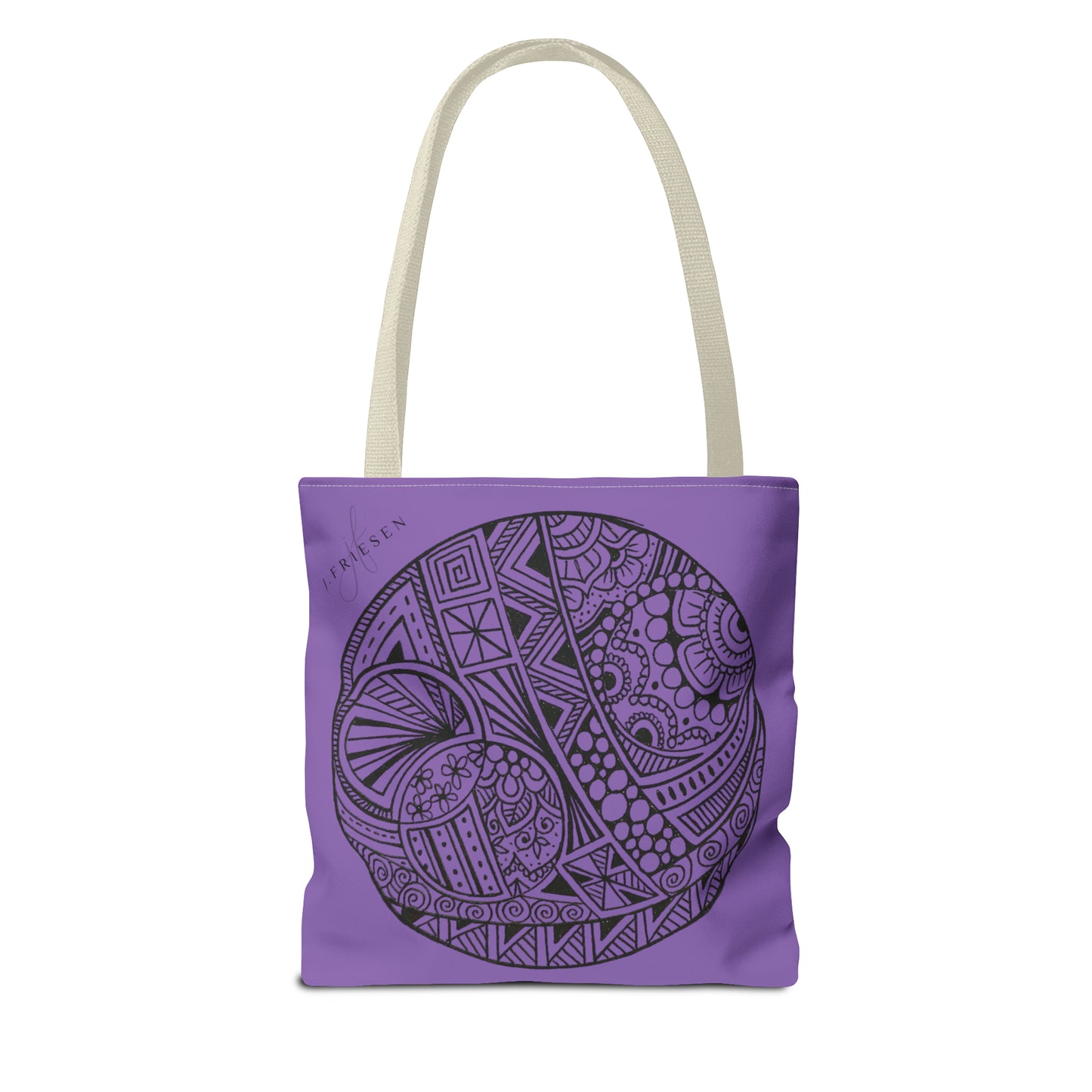 Tote Bag (Purple Circle)