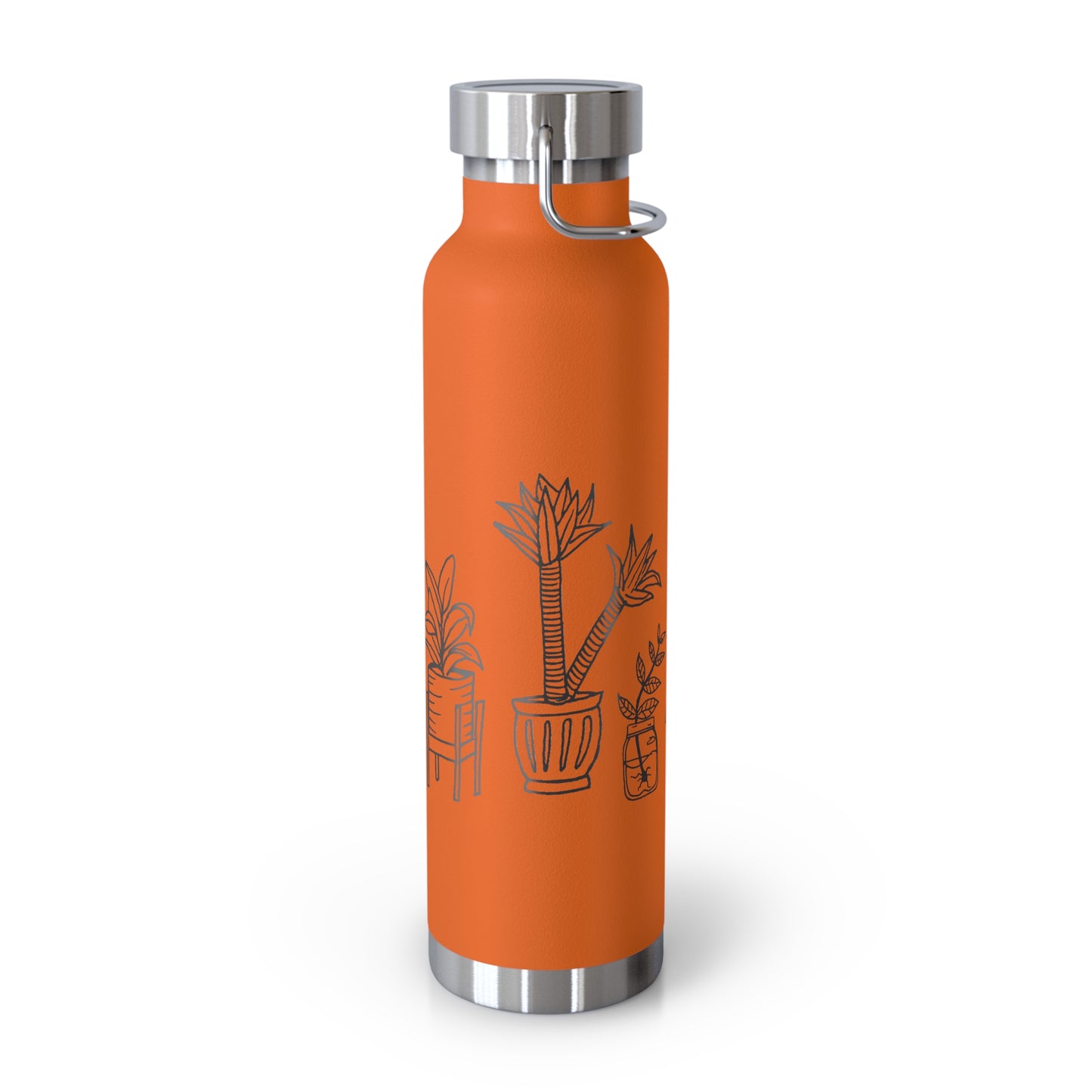 Copper Vacuum Insulated Bottle, 22oz (House Plants)