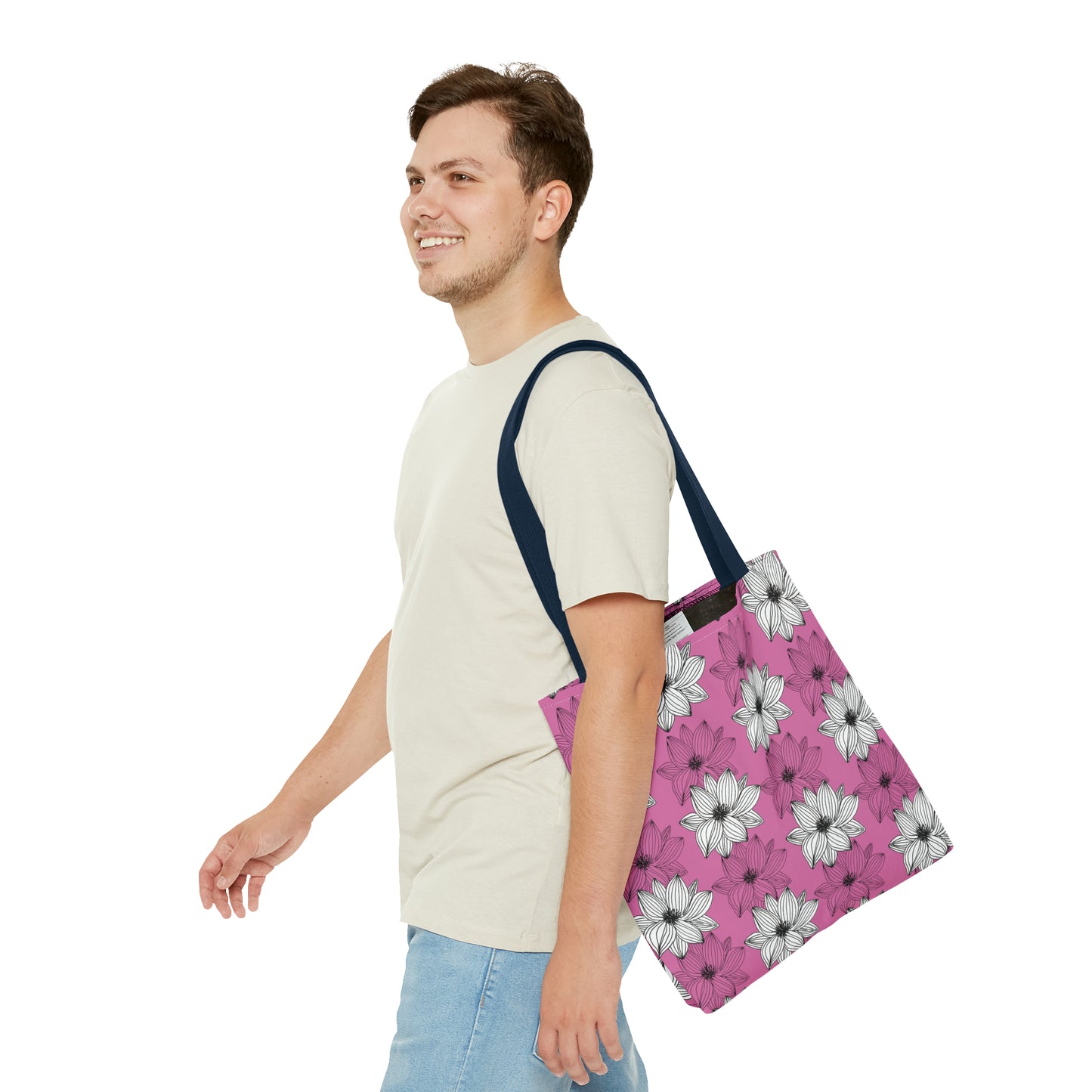 Tote Bag (Pink Flower)