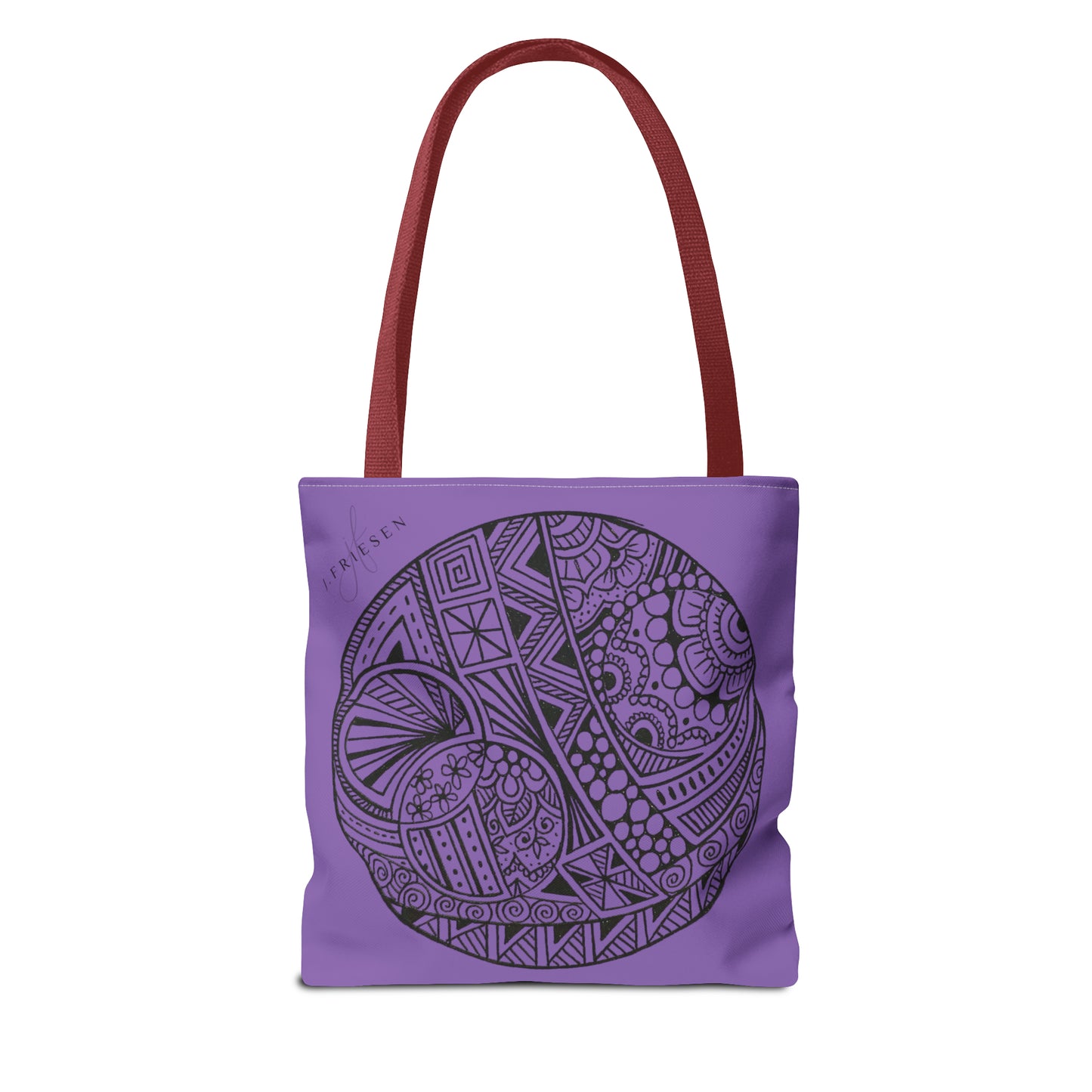 Tote Bag (Purple Circle)