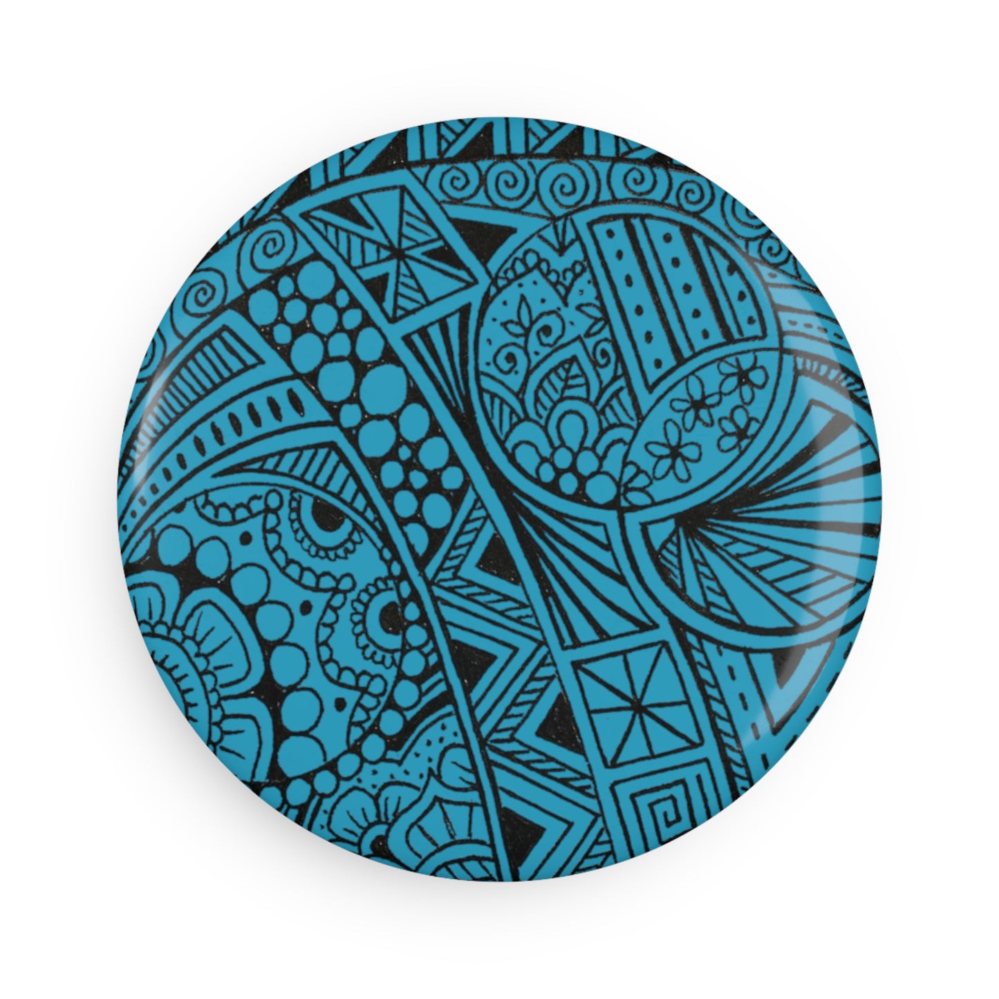 Button Magnet (Blue)