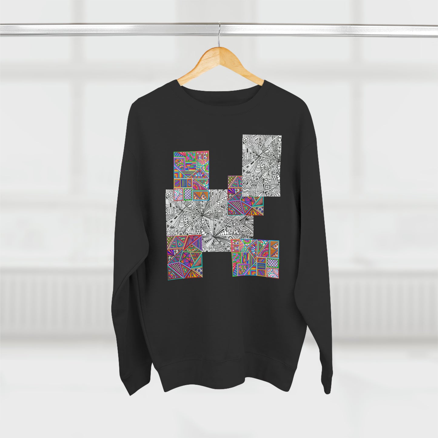 Unisex Crewneck Sweatshirt (B&W/Colour)