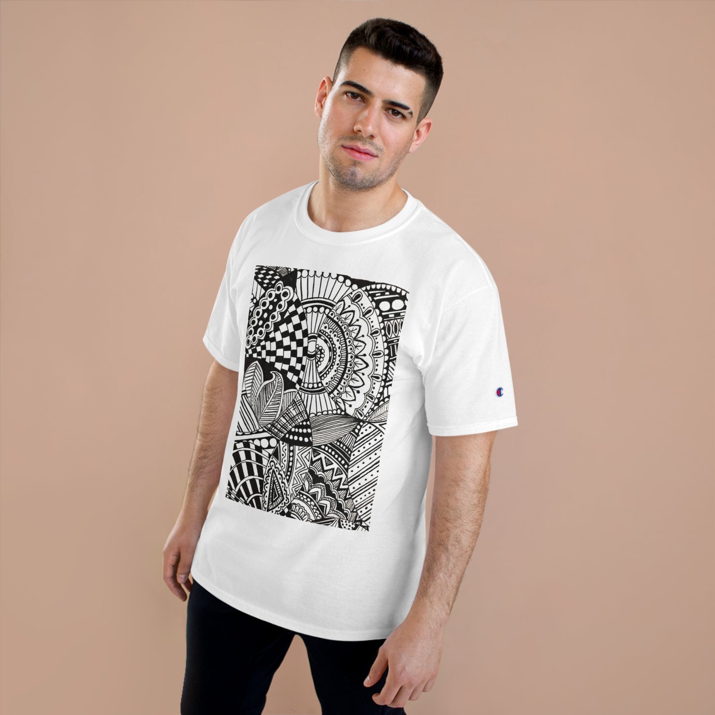 T-Shirt (B&W Swirl)